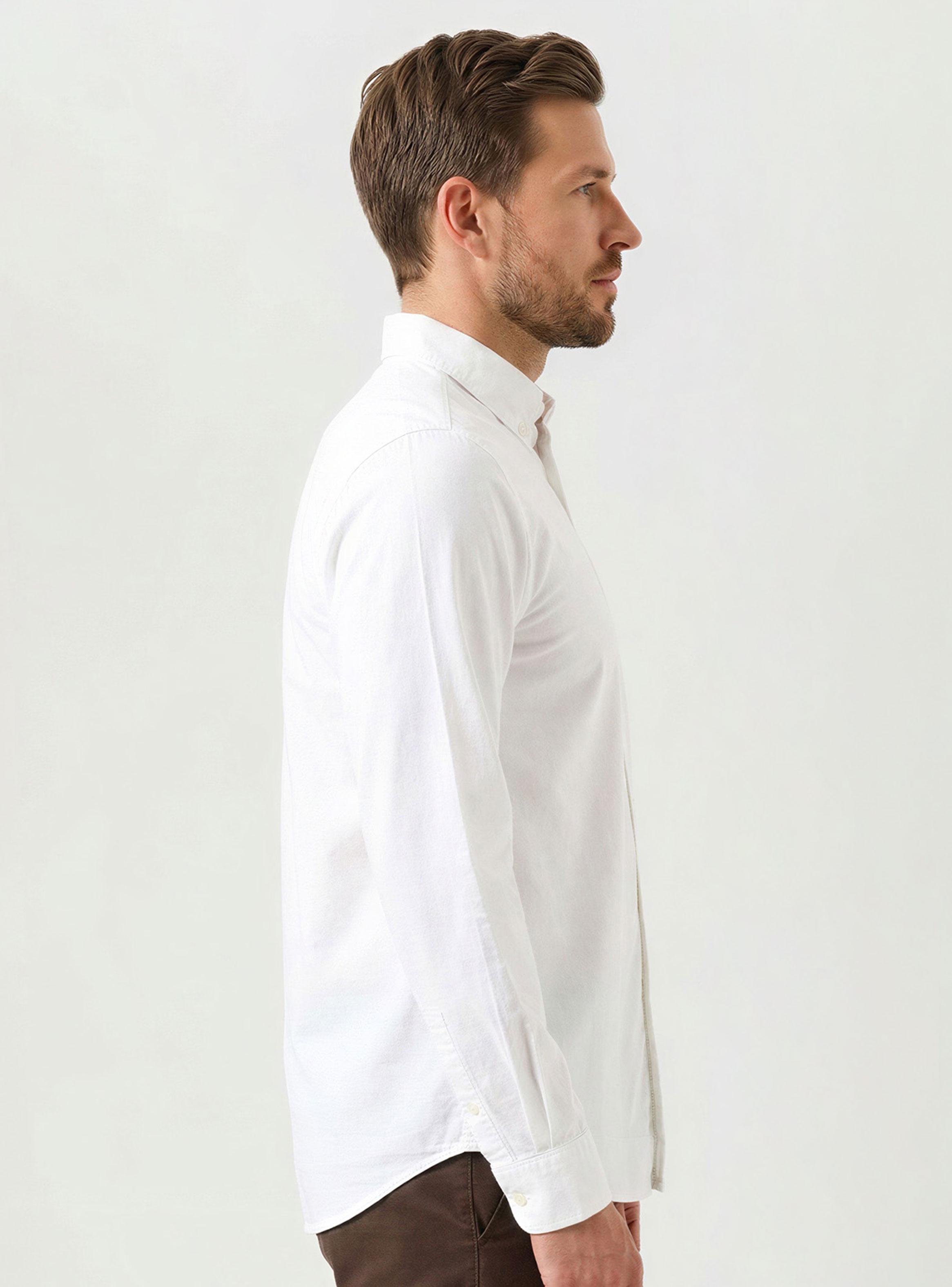 Camisa Manga Larga Regular con Botones-2
