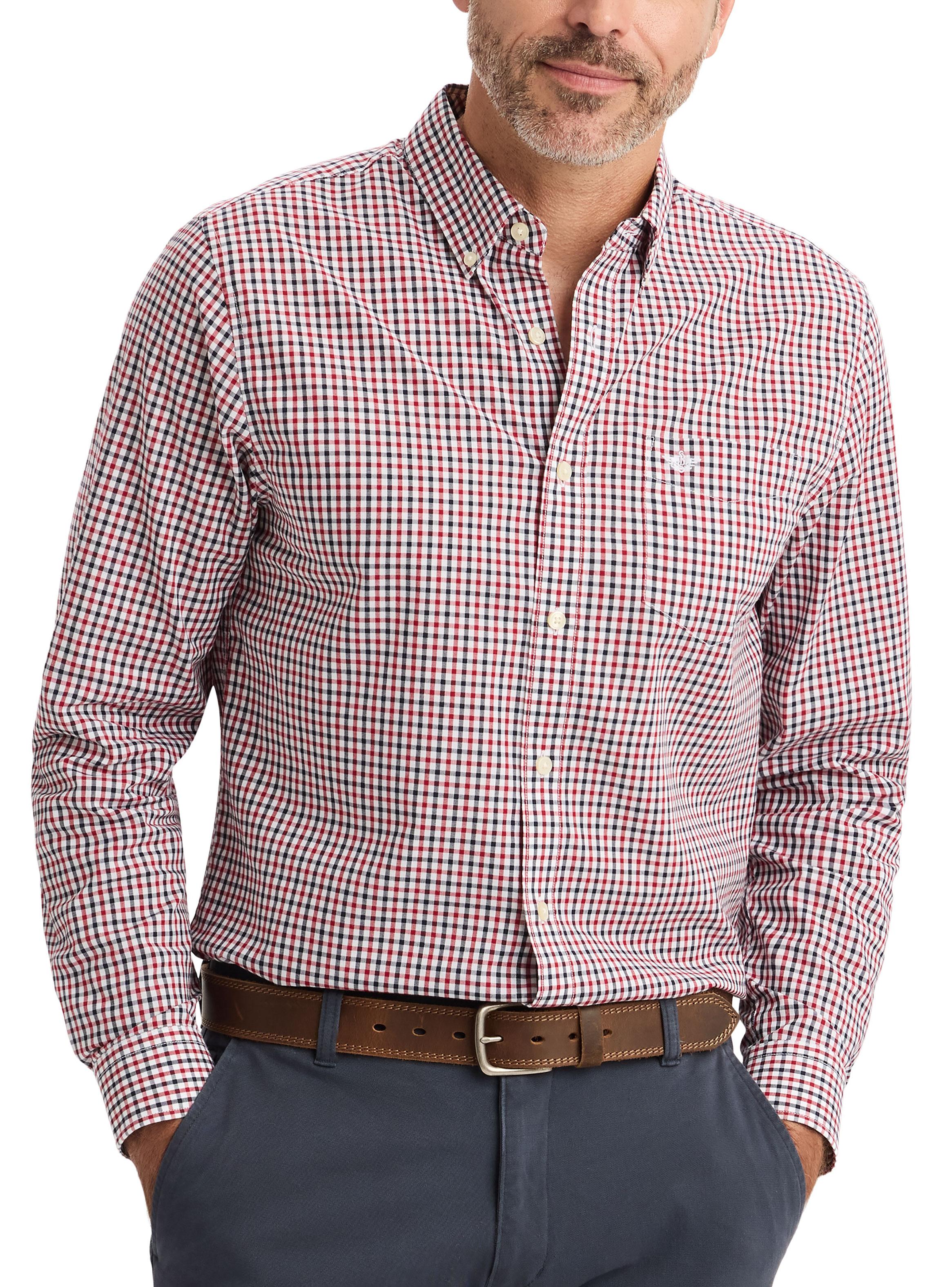 Camisa Manga Larga Casual Print Bicolor-2