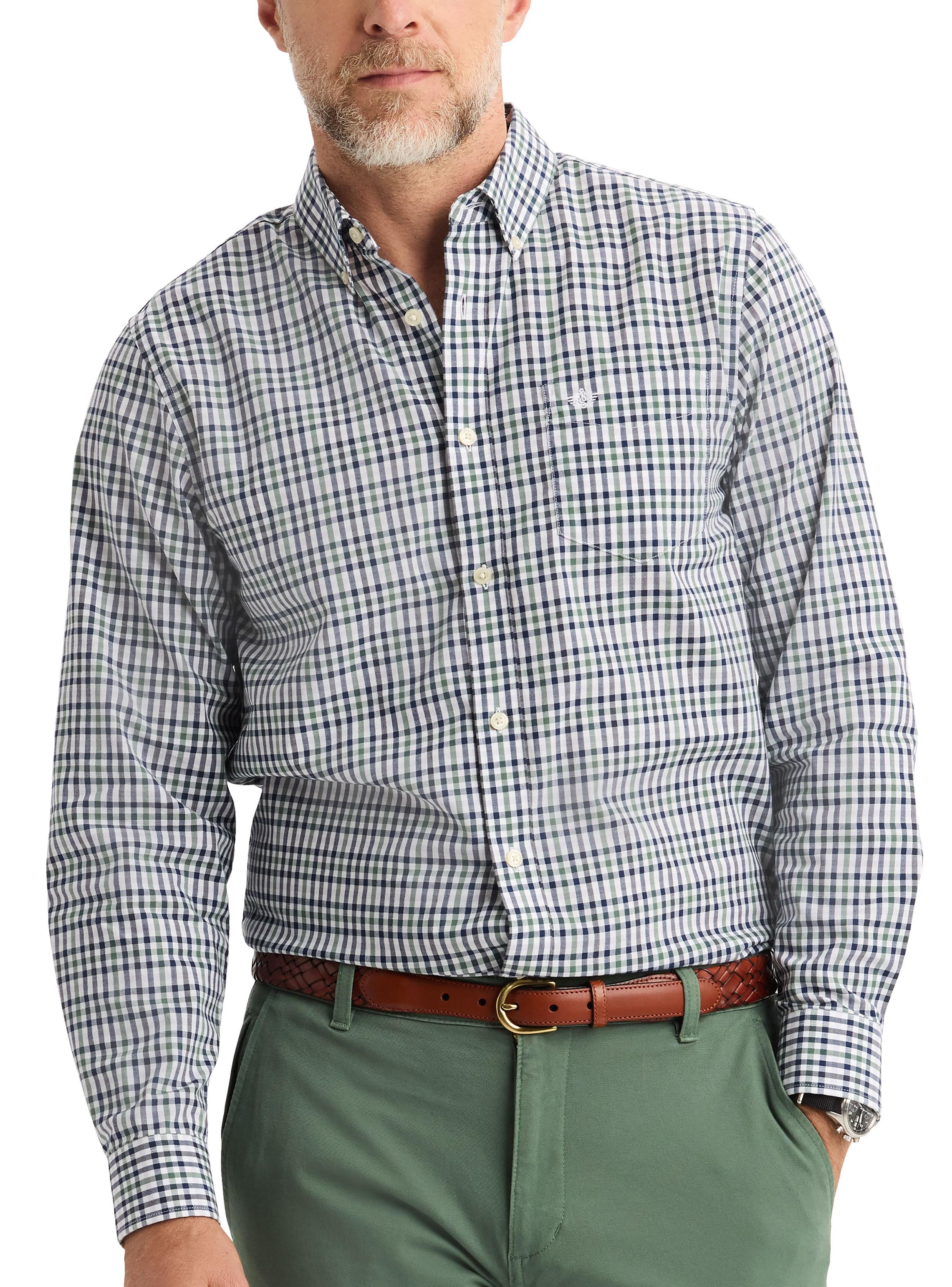 Camisa Cuadros Estampada Manga Larga Casual-2