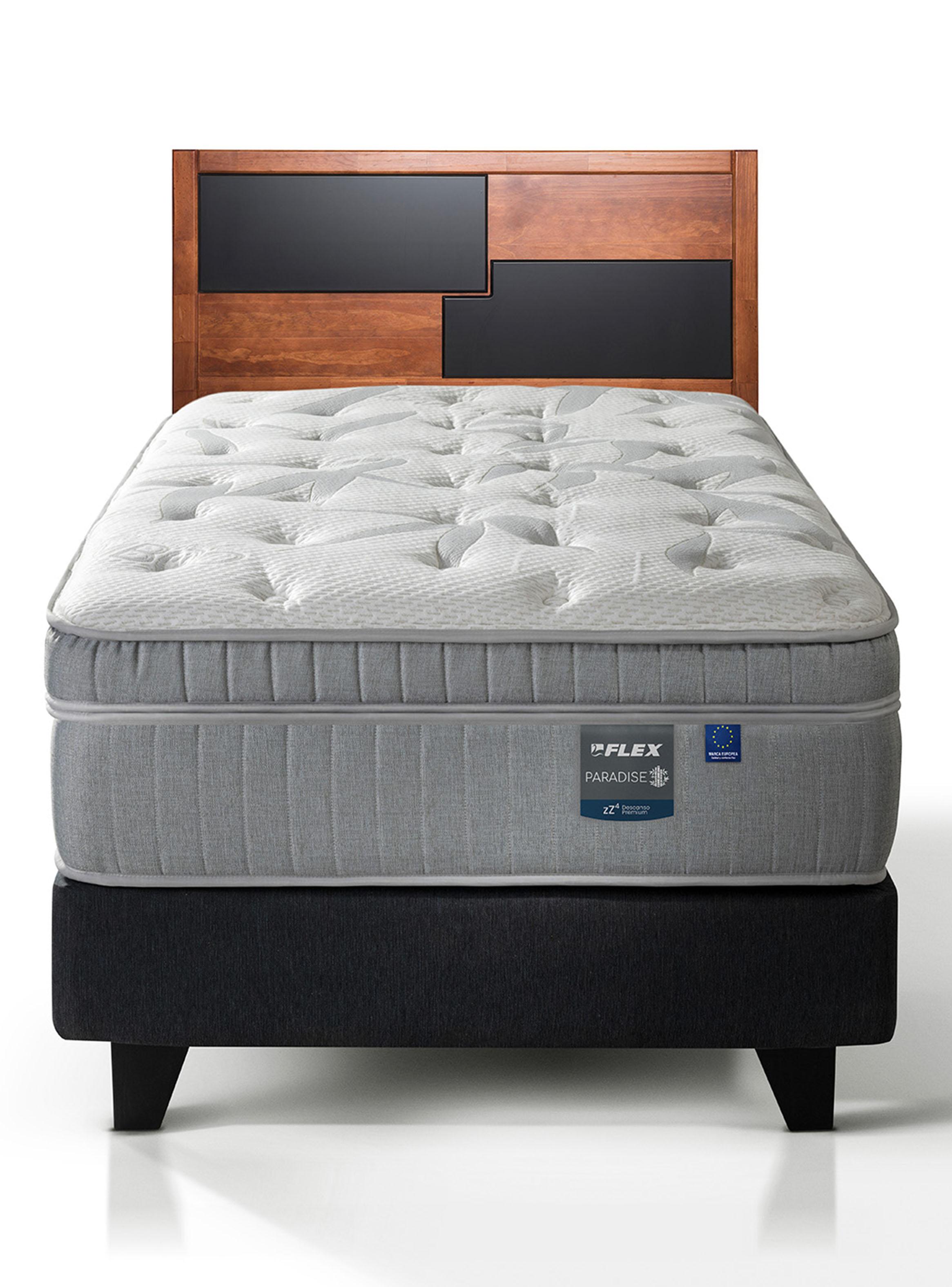 Cama Europea Paradise 1.5 Plazas + Resp Colonia-2