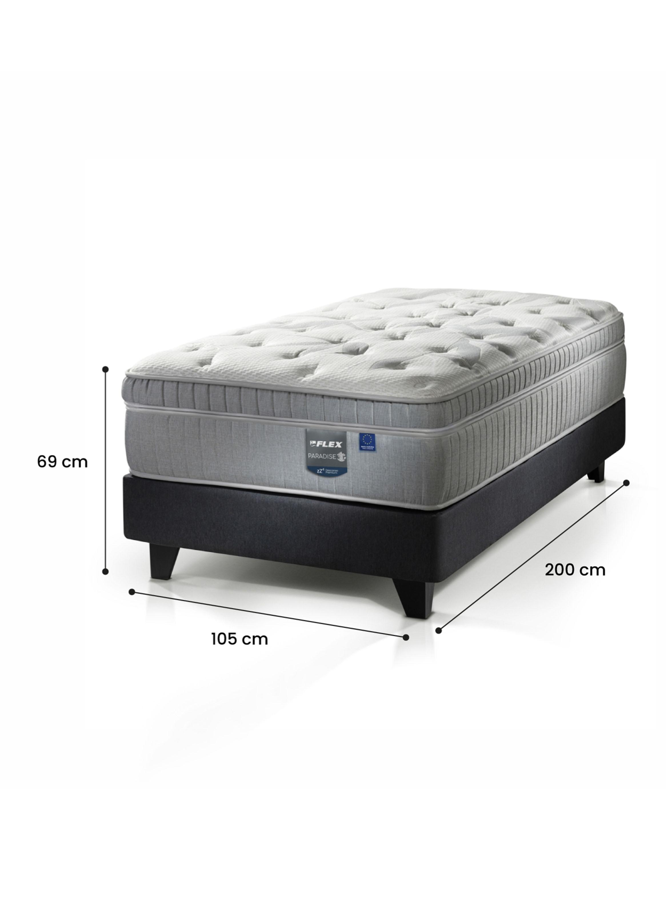 Cama Europea Paradise 1.5 Plazas + Set Colonia-1