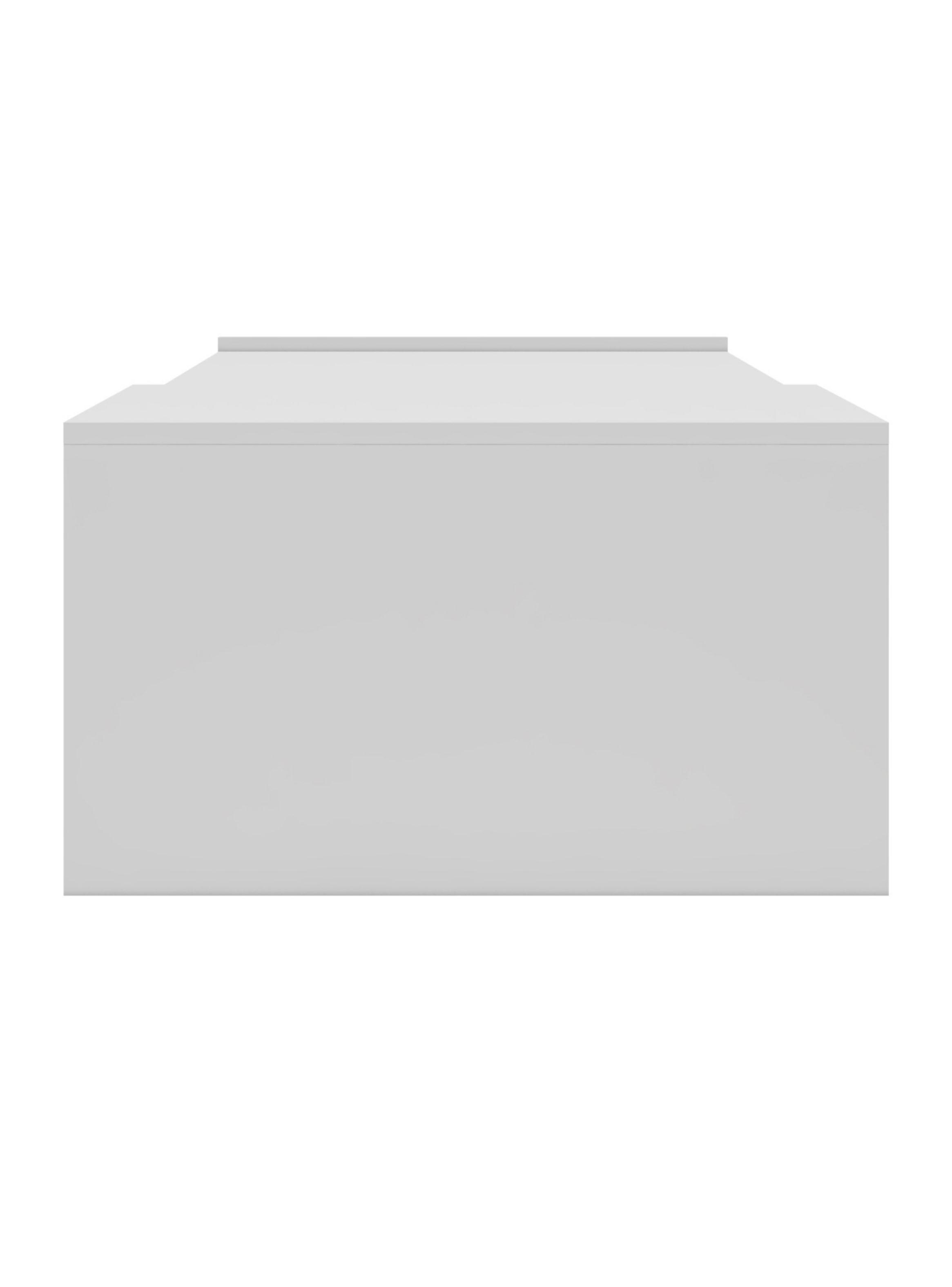 Mesa de Centro Torino 89.5x54x31 cm Blanca-5