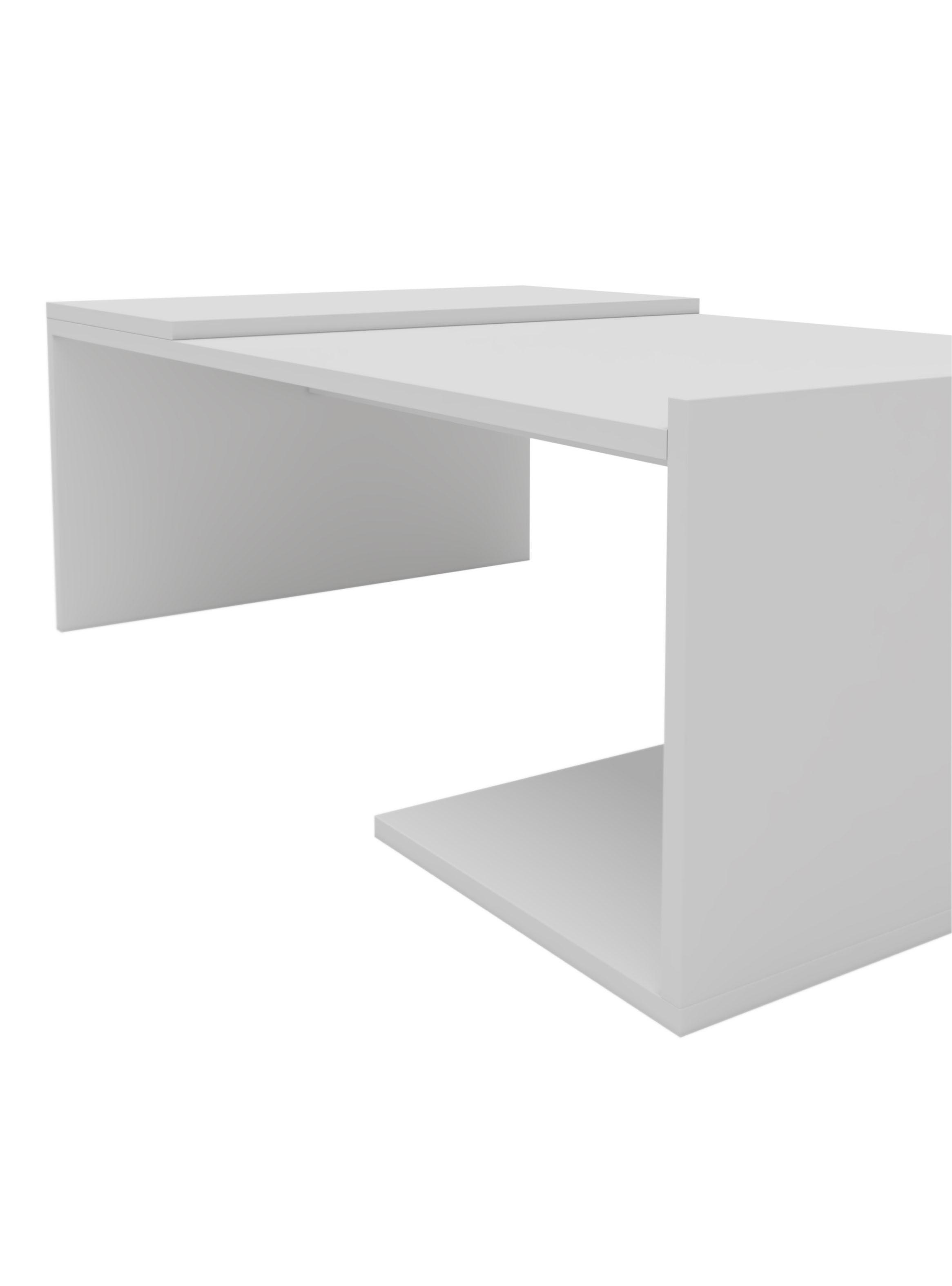Mesa de Centro Torino 89.5x54x31 cm Blanca-6
