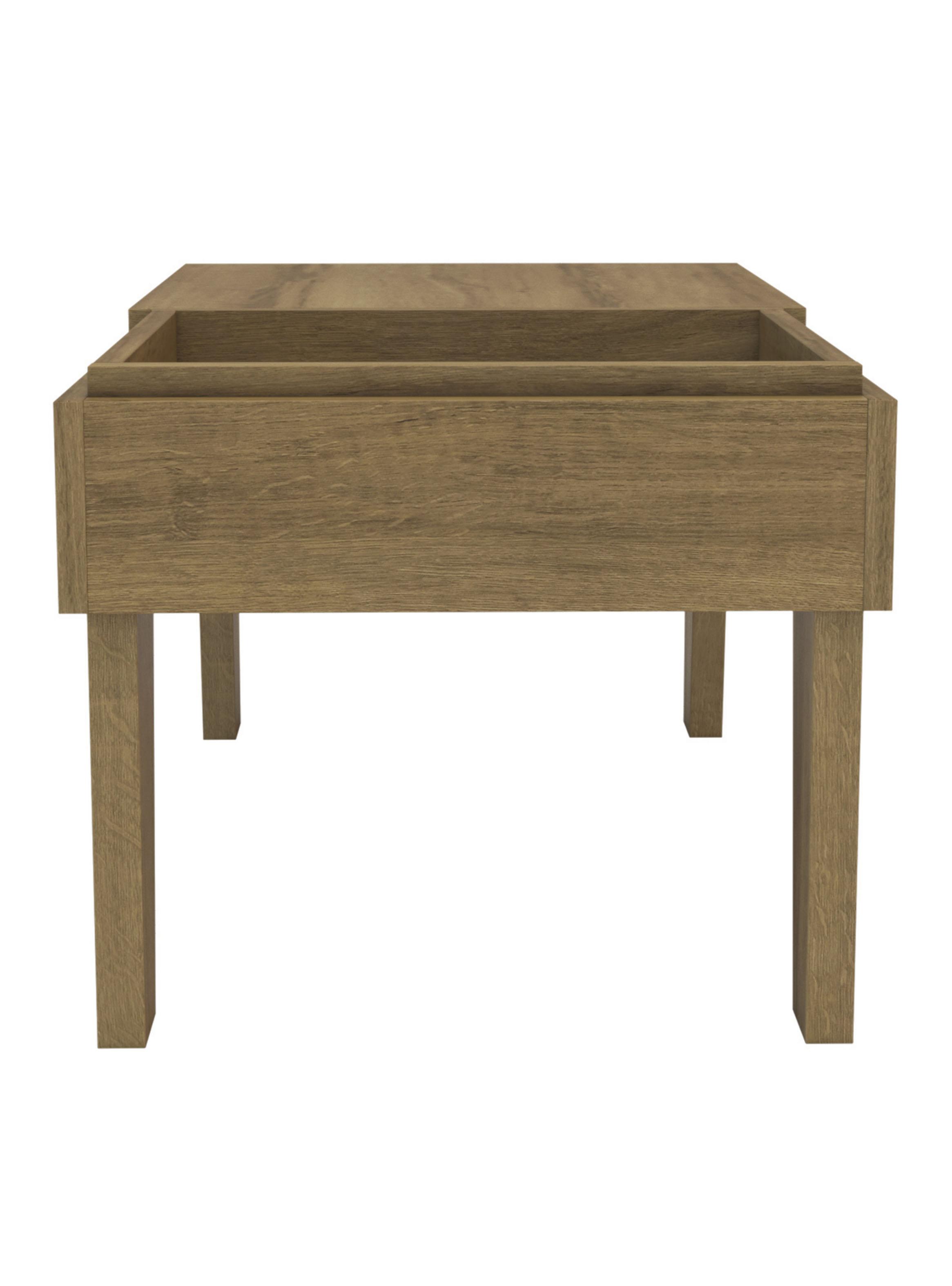 Mesa de Centro Veneza 67.7x41.4x35.1 cm Roble-4