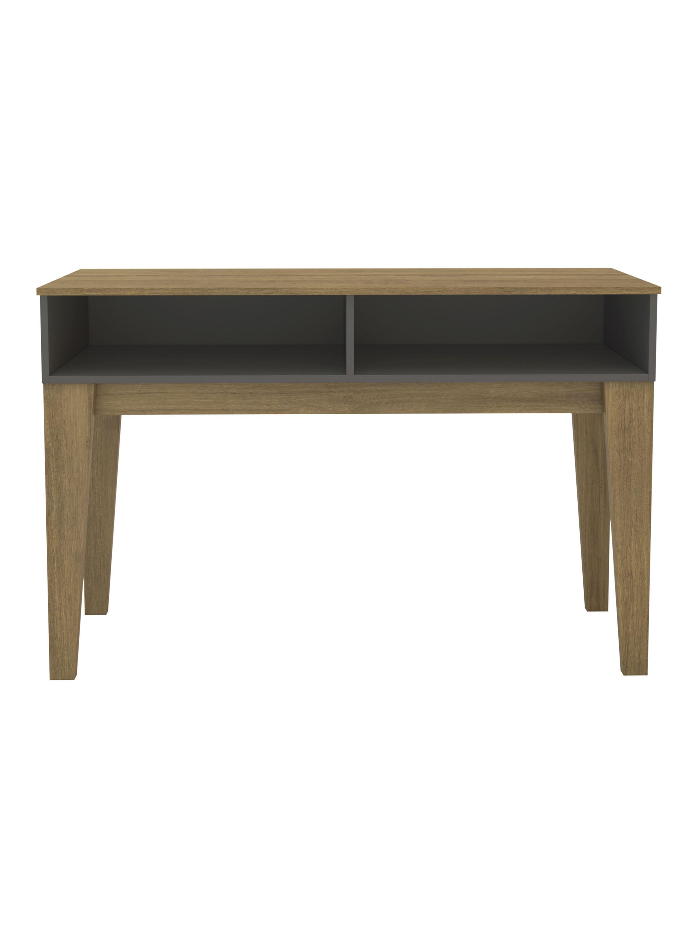 Arrimo Veneza 120x38.5x79 cm Nogal y Grafito-4