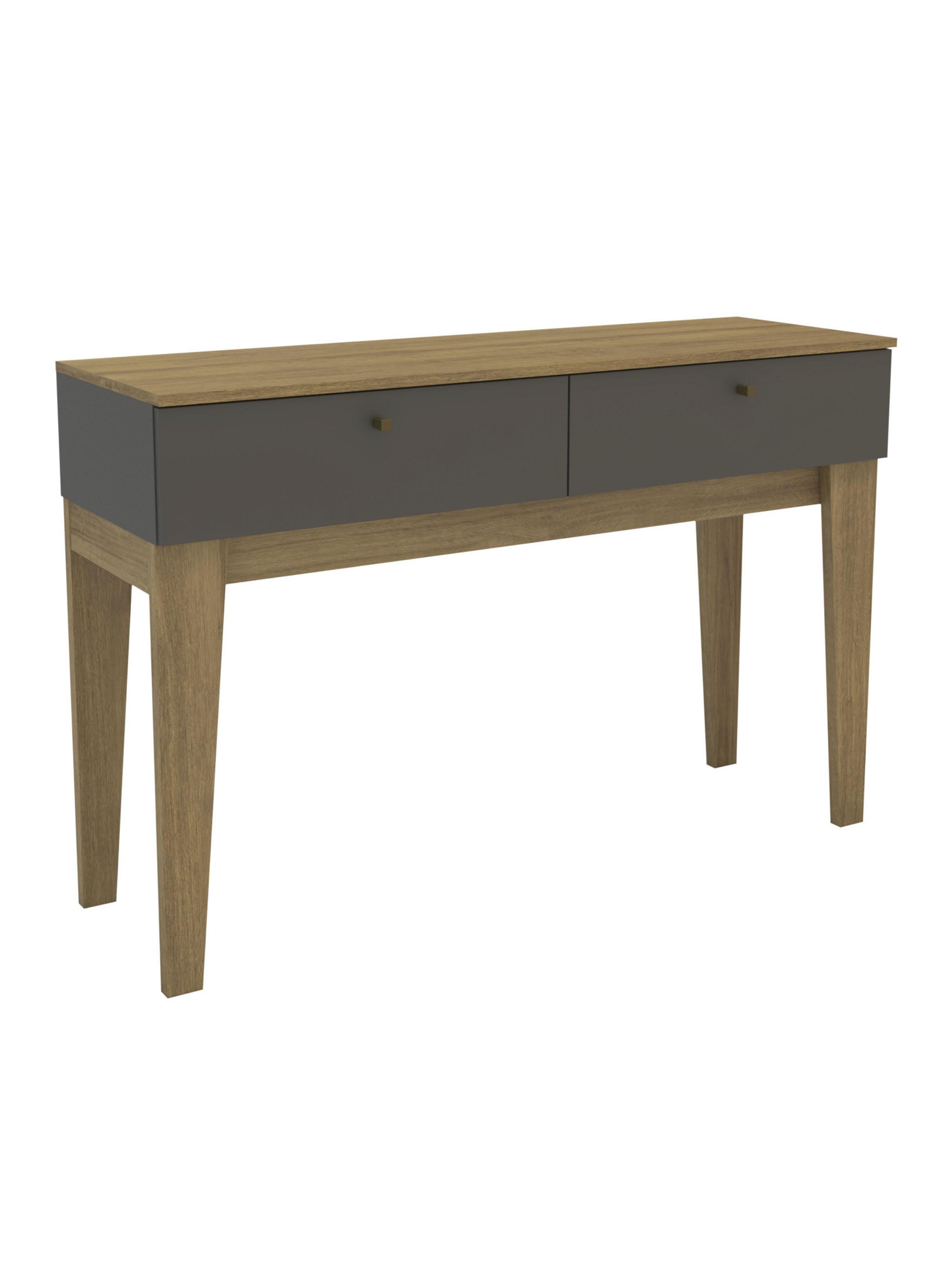 Arrimo Veneza 120x38.5x79 cm Nogal y Grafito-3