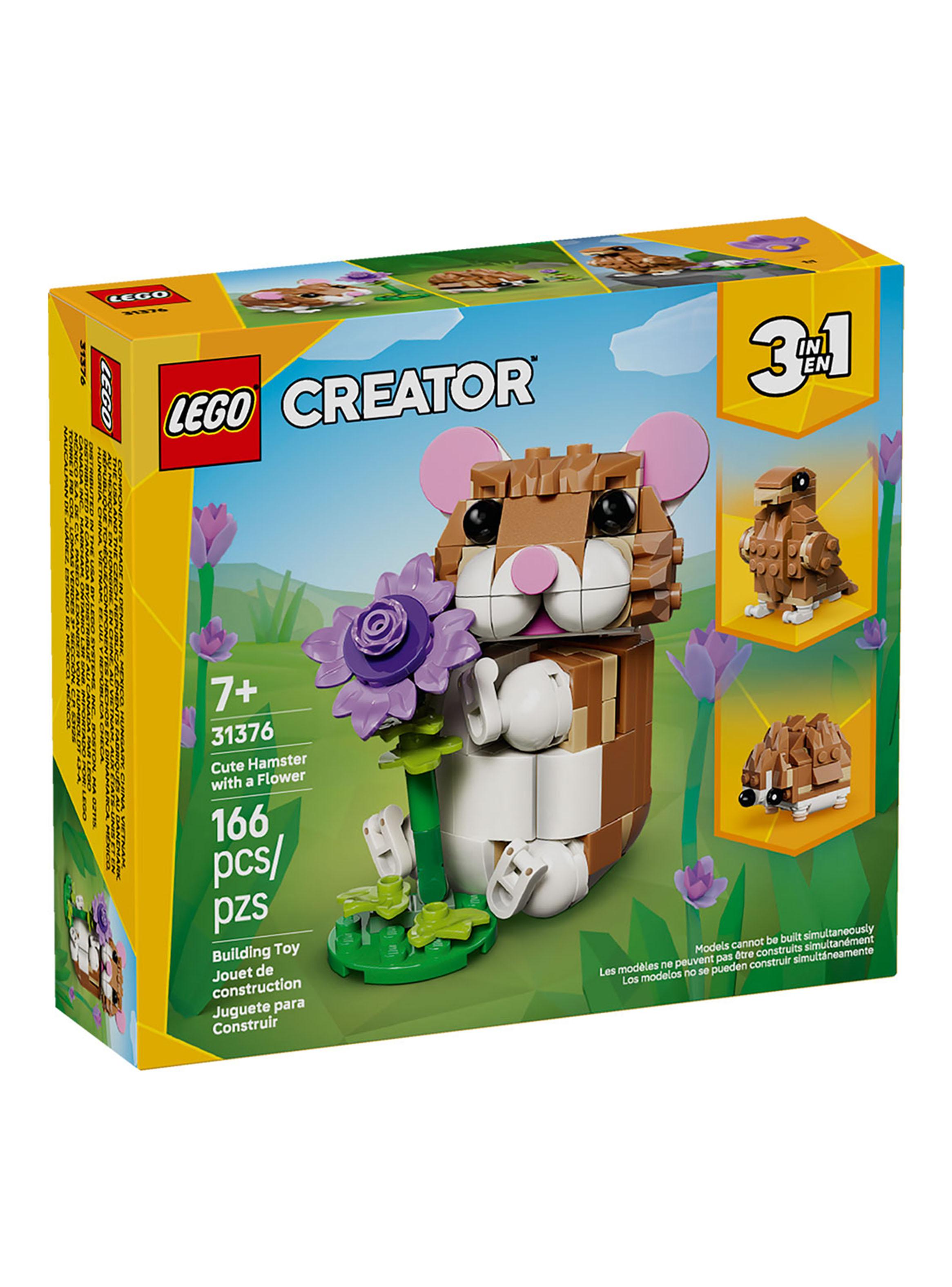 Lego Lindo Hámster con Flor Creator 166 Piezas-0