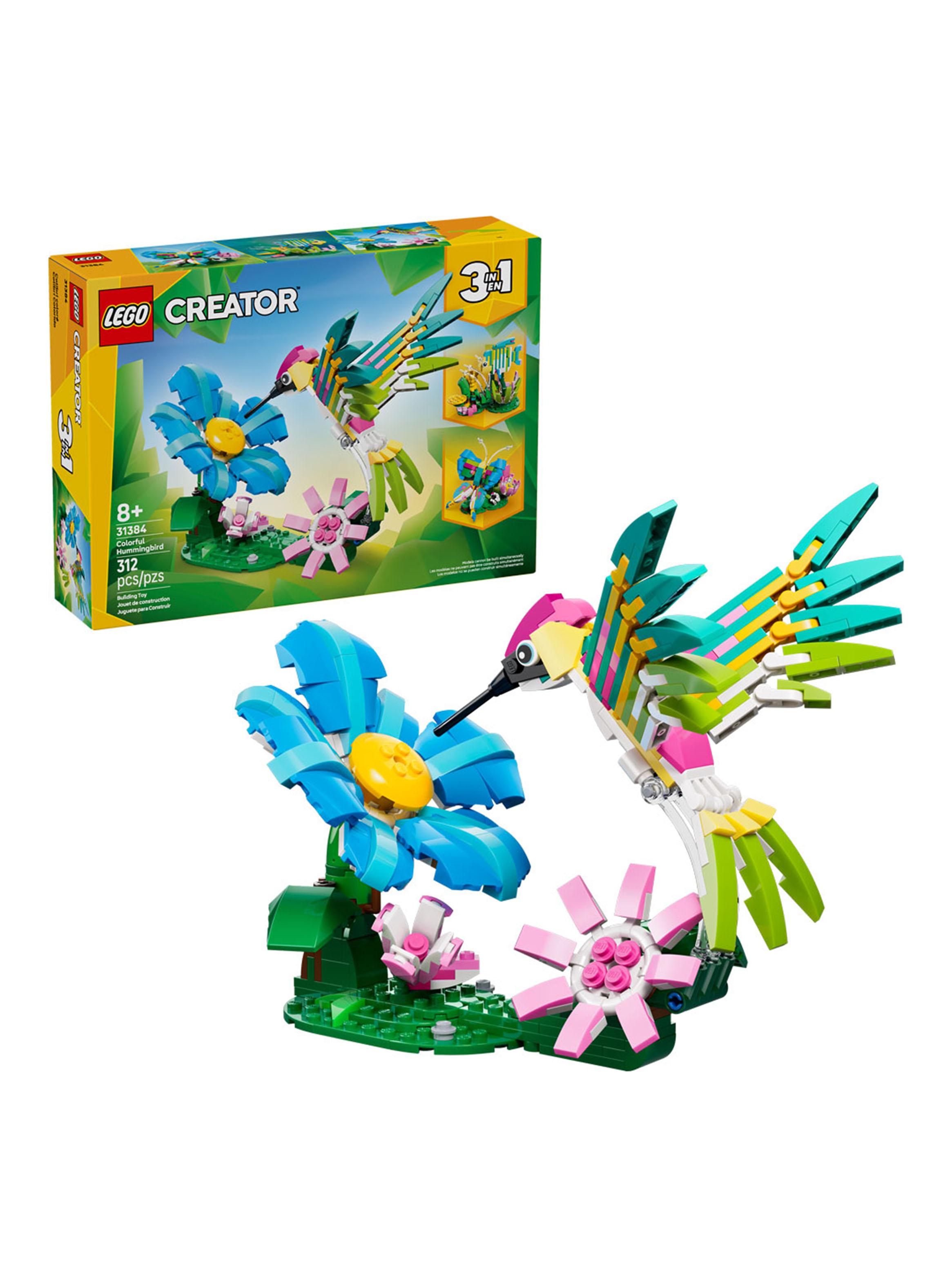 Lego Fauna Salvaje: Colibrí Colorido Creator-3