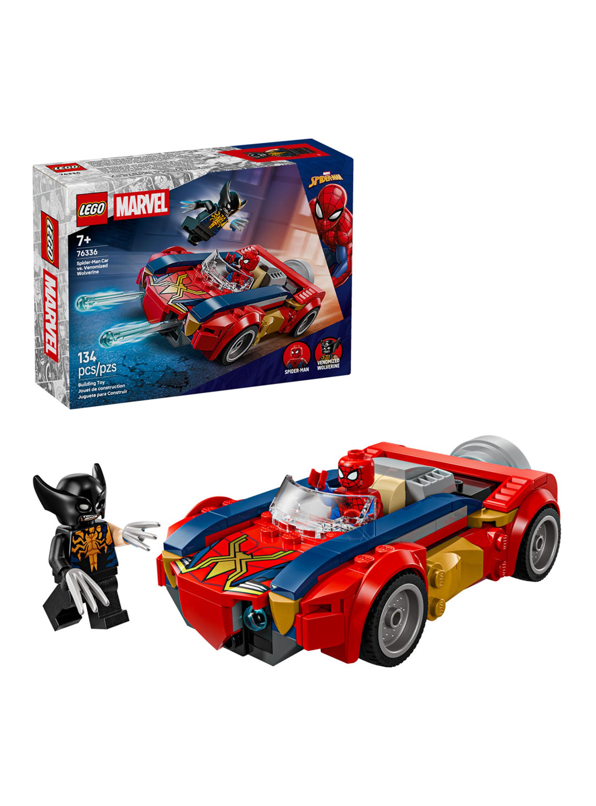 Lego Auto de Spiderman Vs Wolverine Venomizado Super Heroes-1