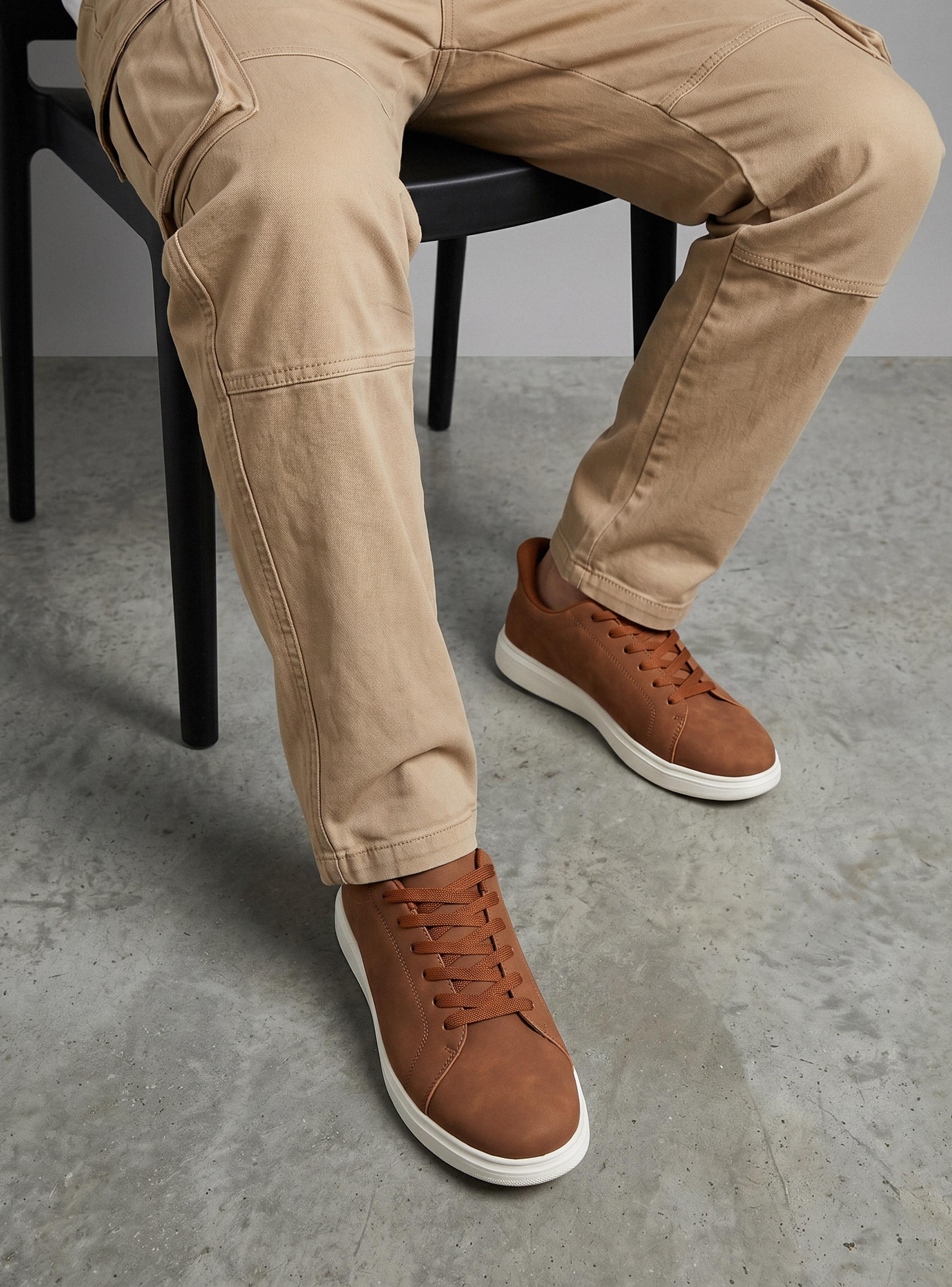 Zapatilla Urbana con Cordón Elástico Hombre-0
