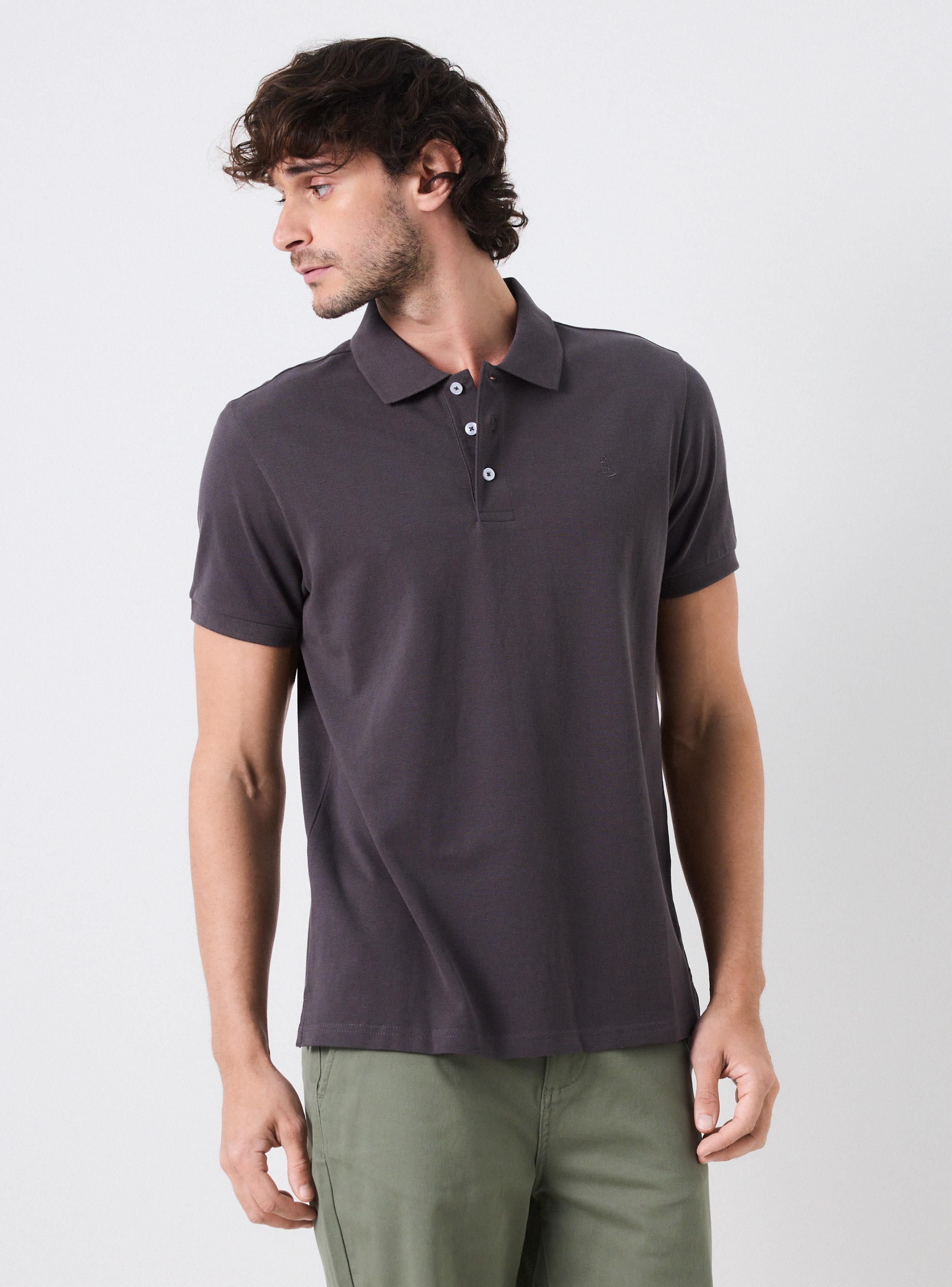 Polera Manga Corta Pique Básica-0