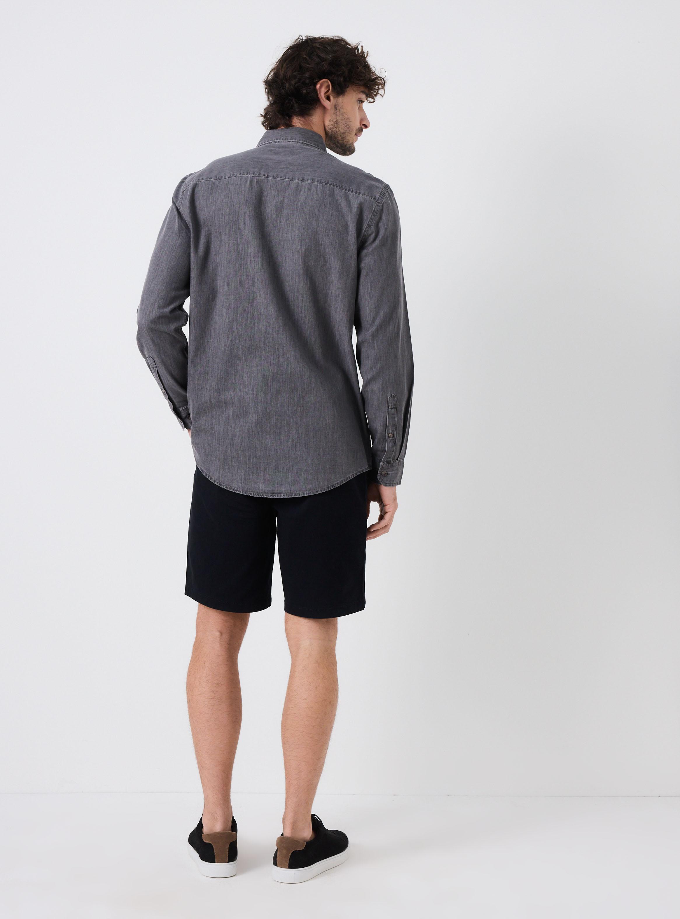 Camisa Manga Larga Denim-5