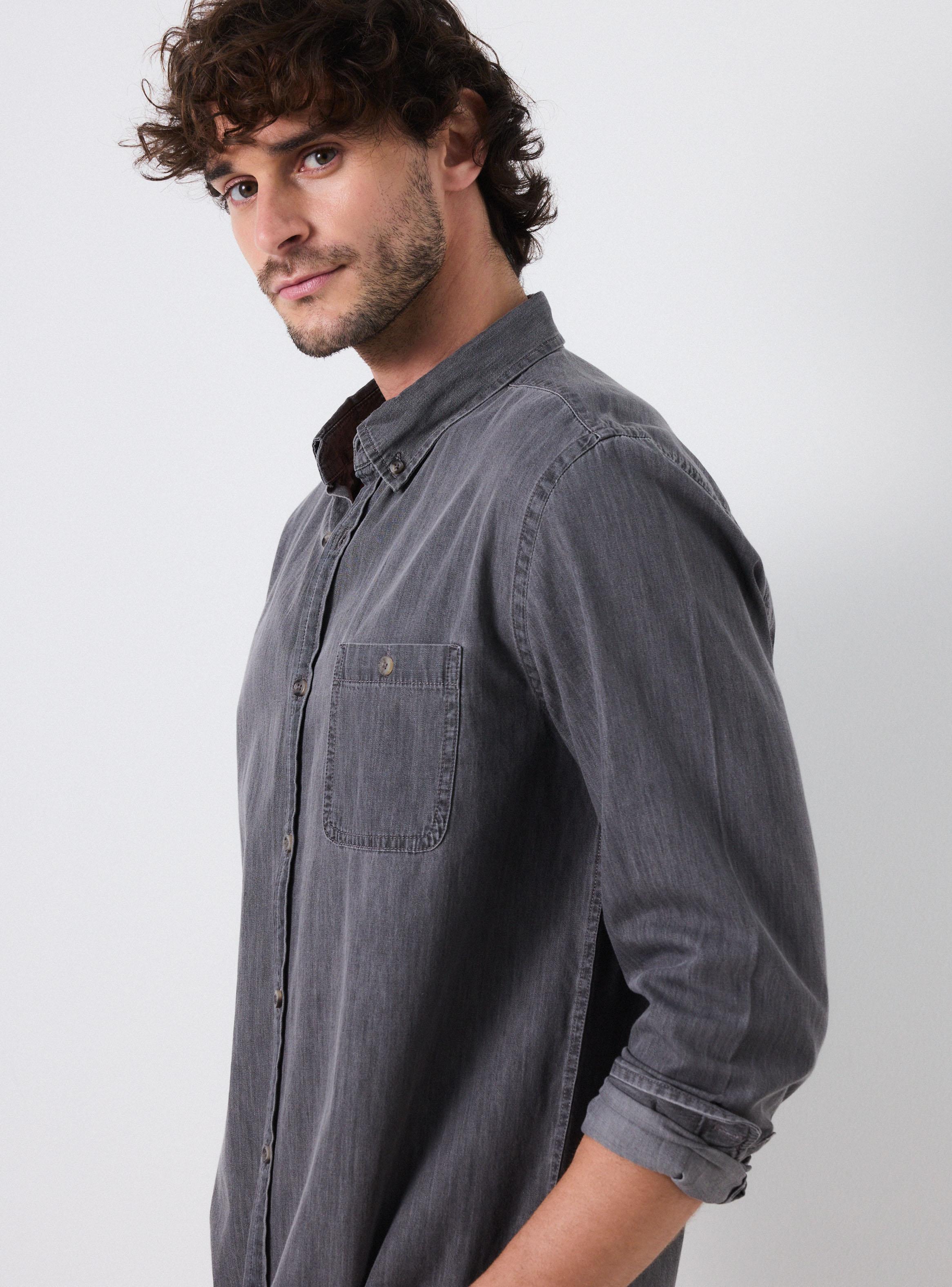 Camisa Manga Larga Denim-2