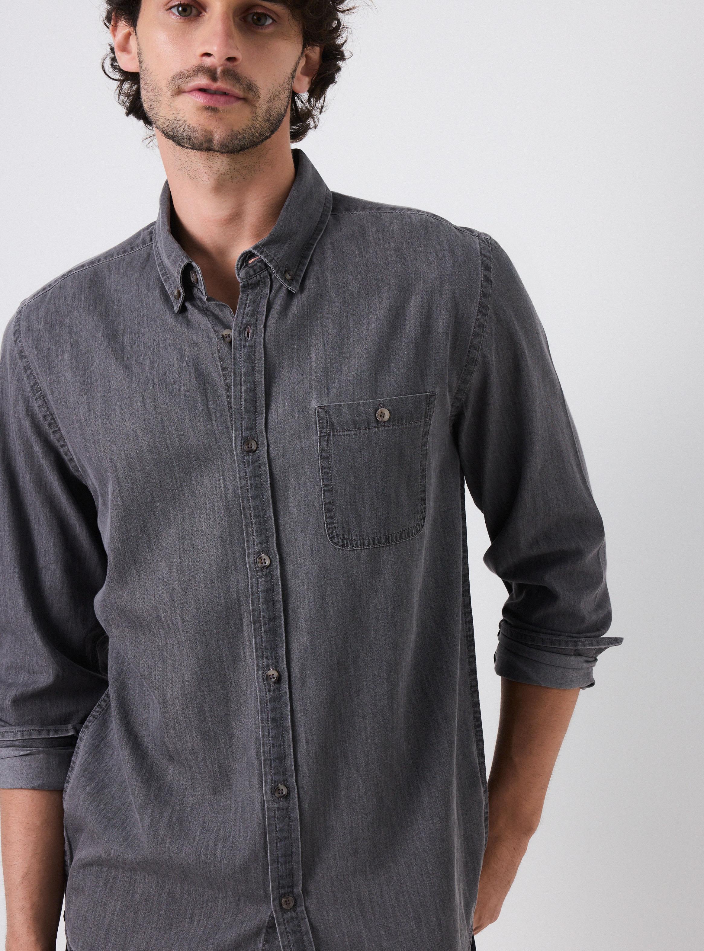 Camisa Manga Larga Denim-3