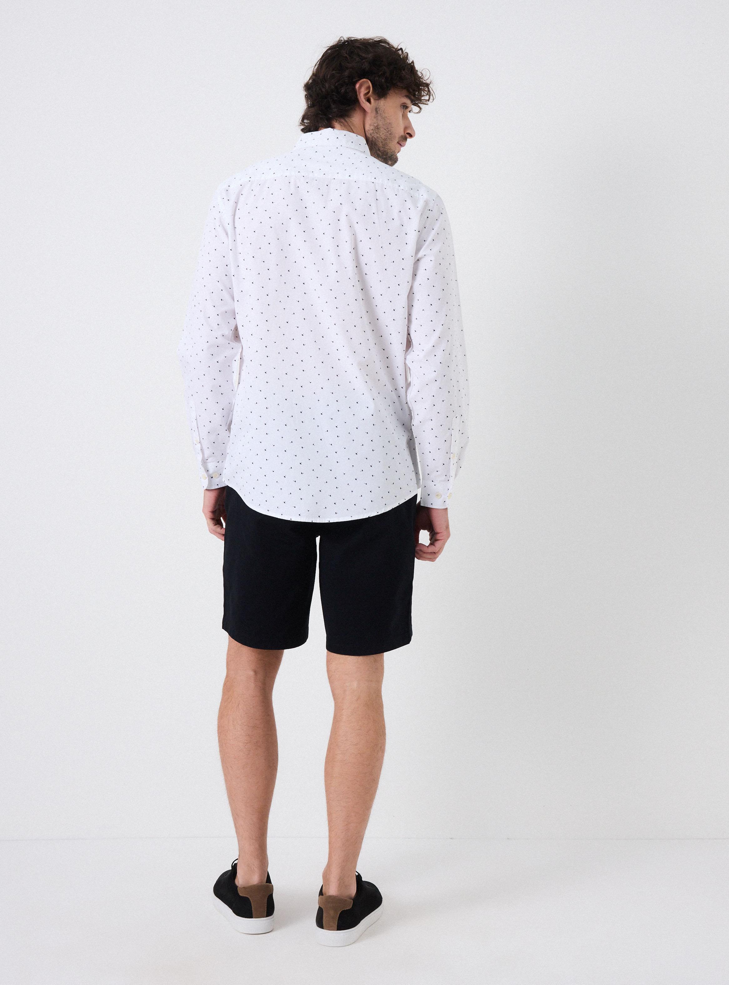 Camisa Manga Larga Poplin Print-5