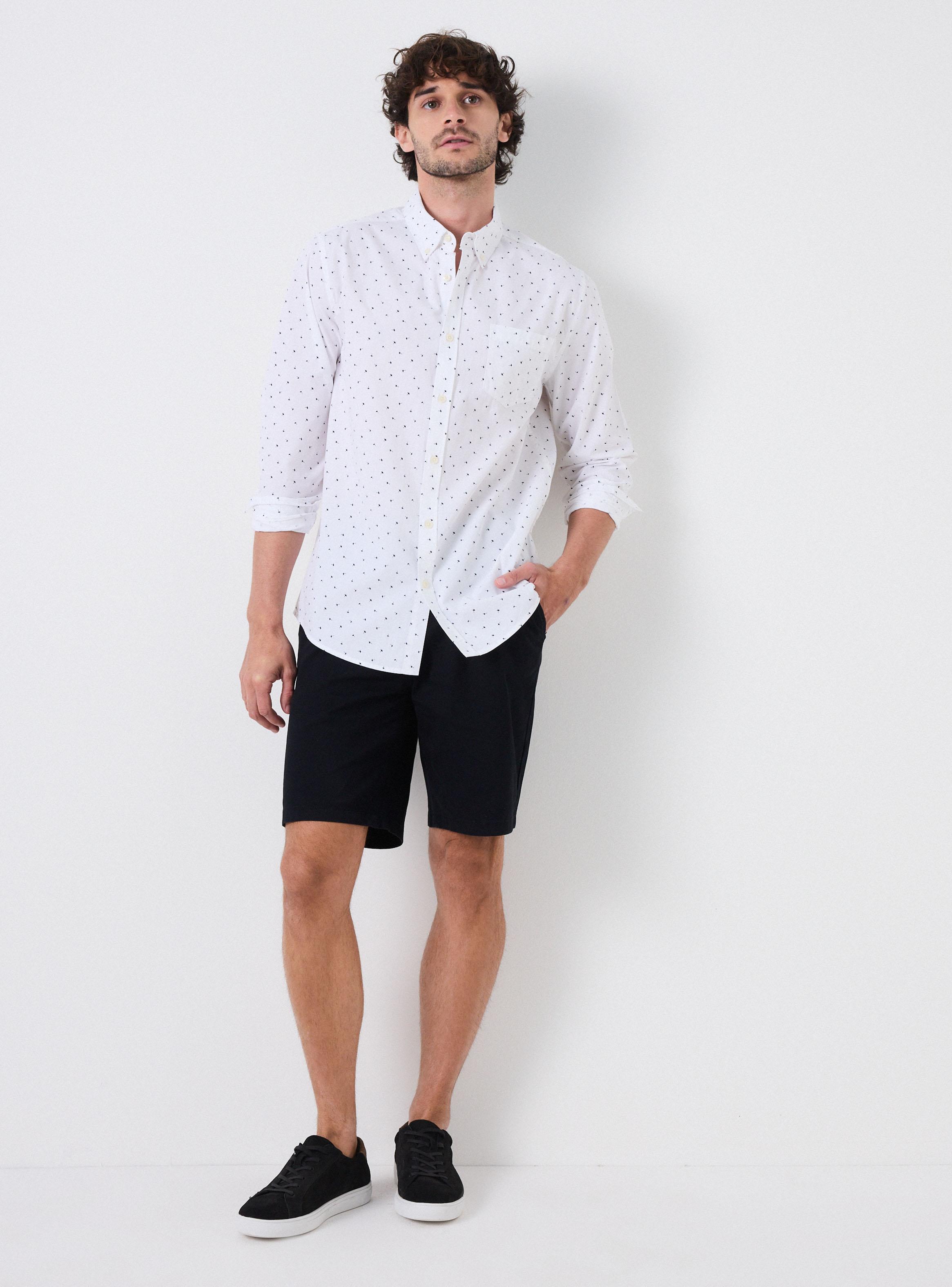 Camisa Manga Larga Poplin Print-4