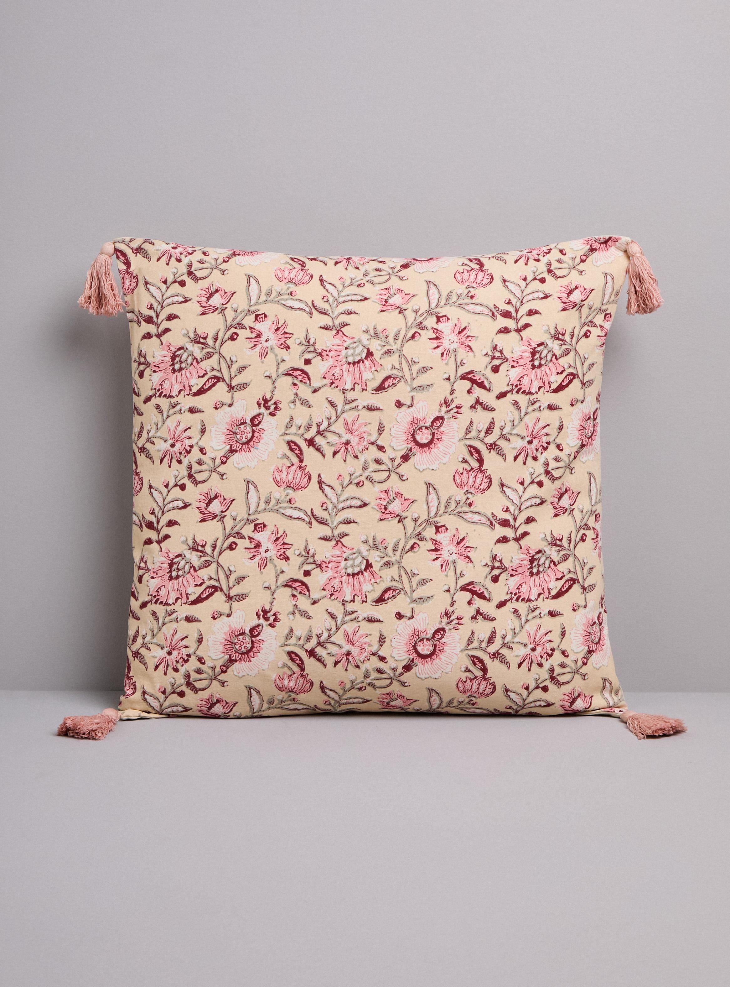 Cojín Floral Rosa-0