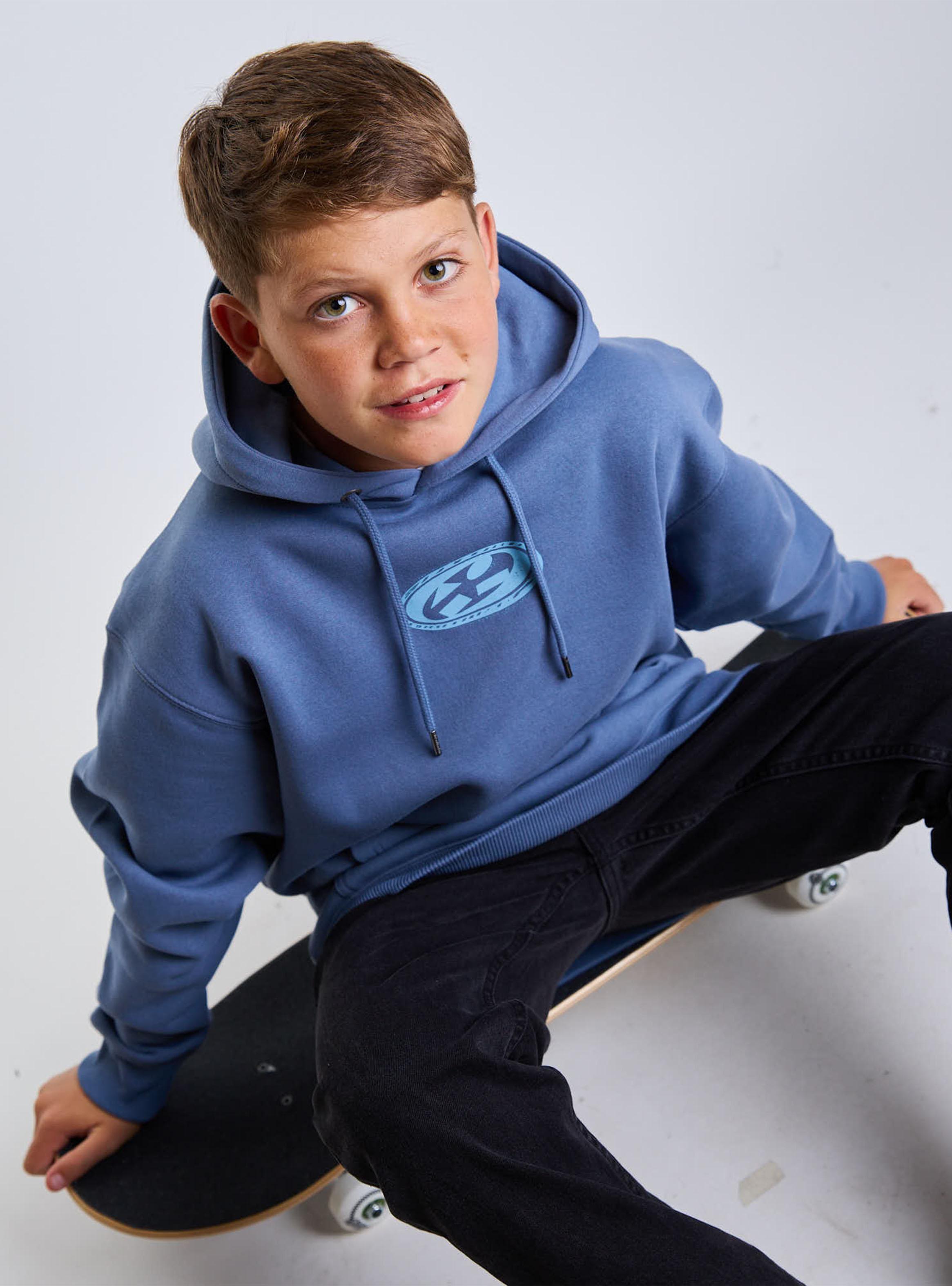 Polerón Canguro con Capucha Navy-5