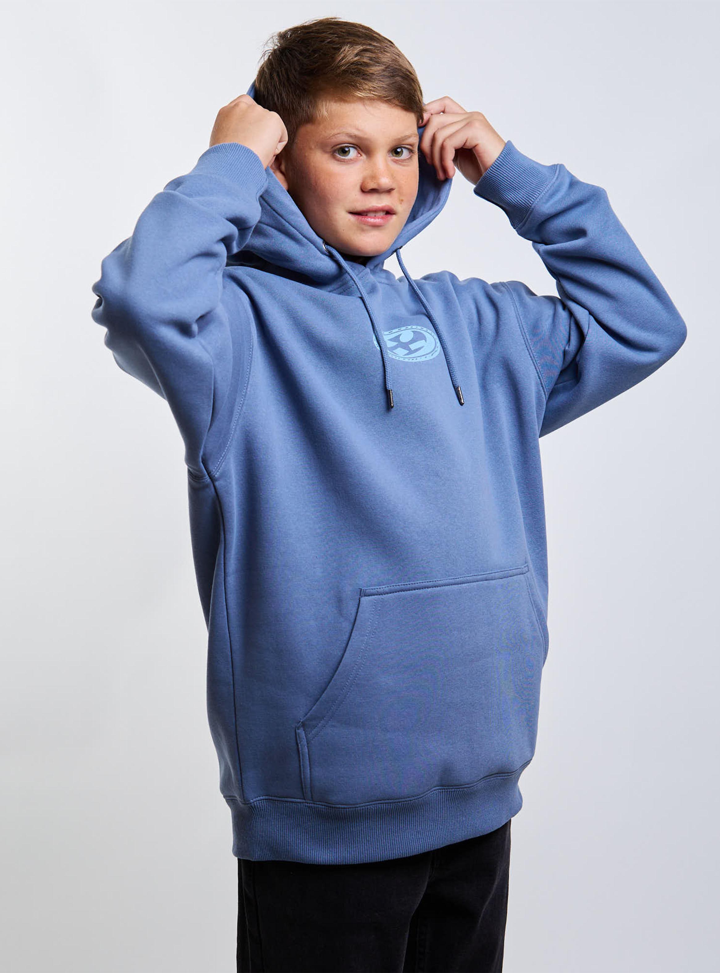 Polerón Canguro con Capucha Navy-2