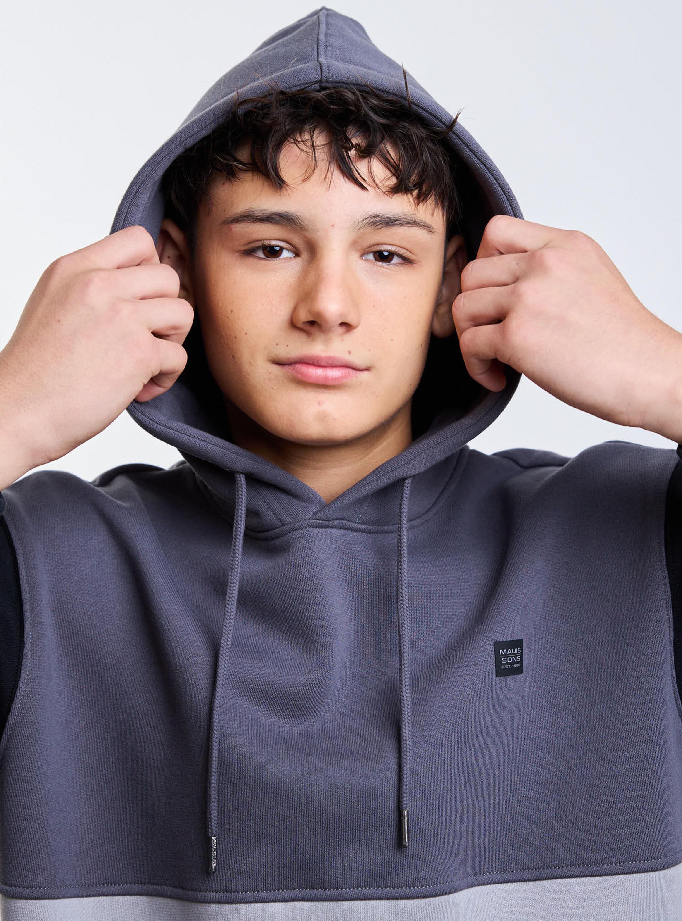 Polerón Canguro Grey Niño-4