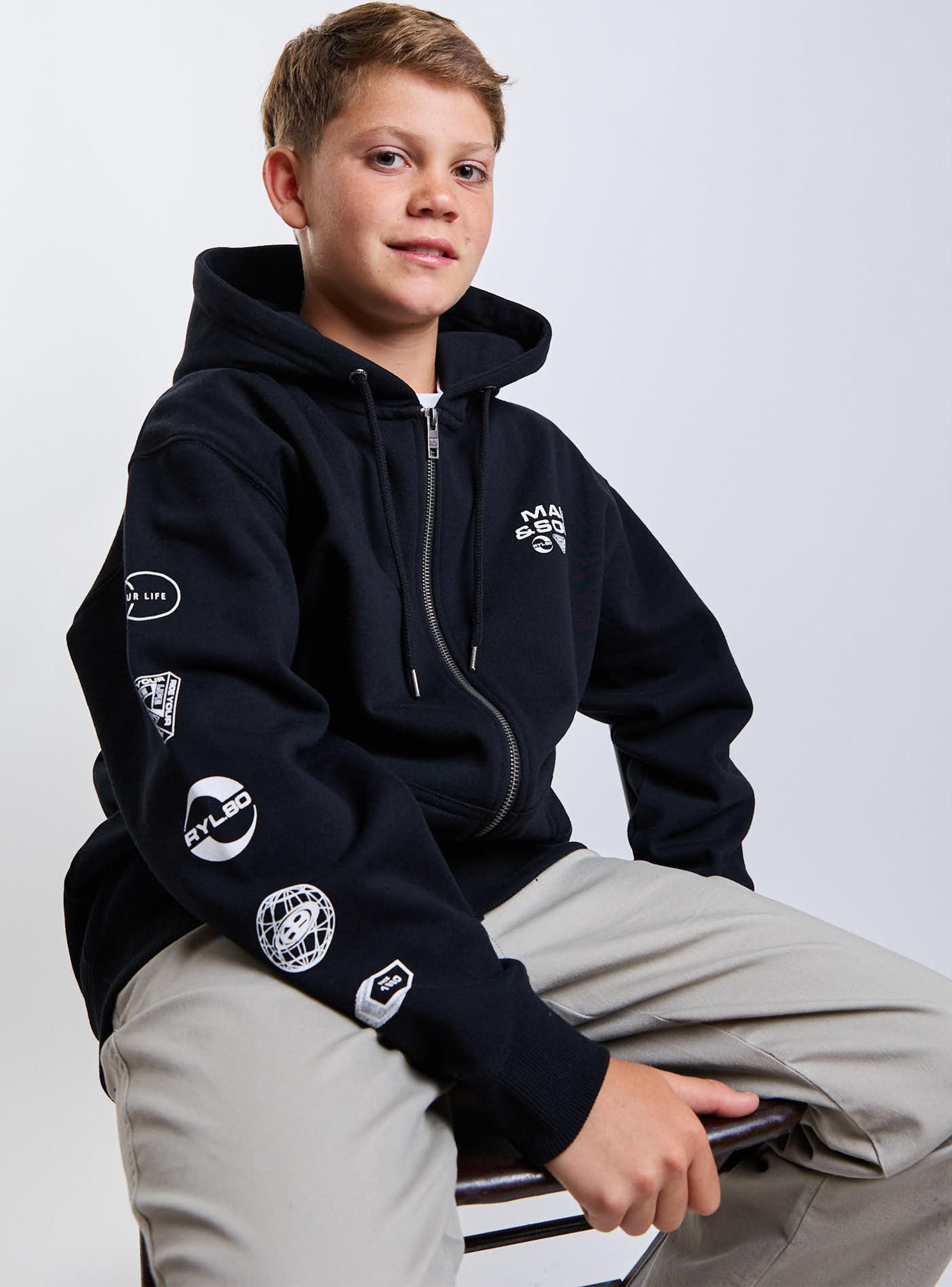 Polerón Fullzipper Black-5