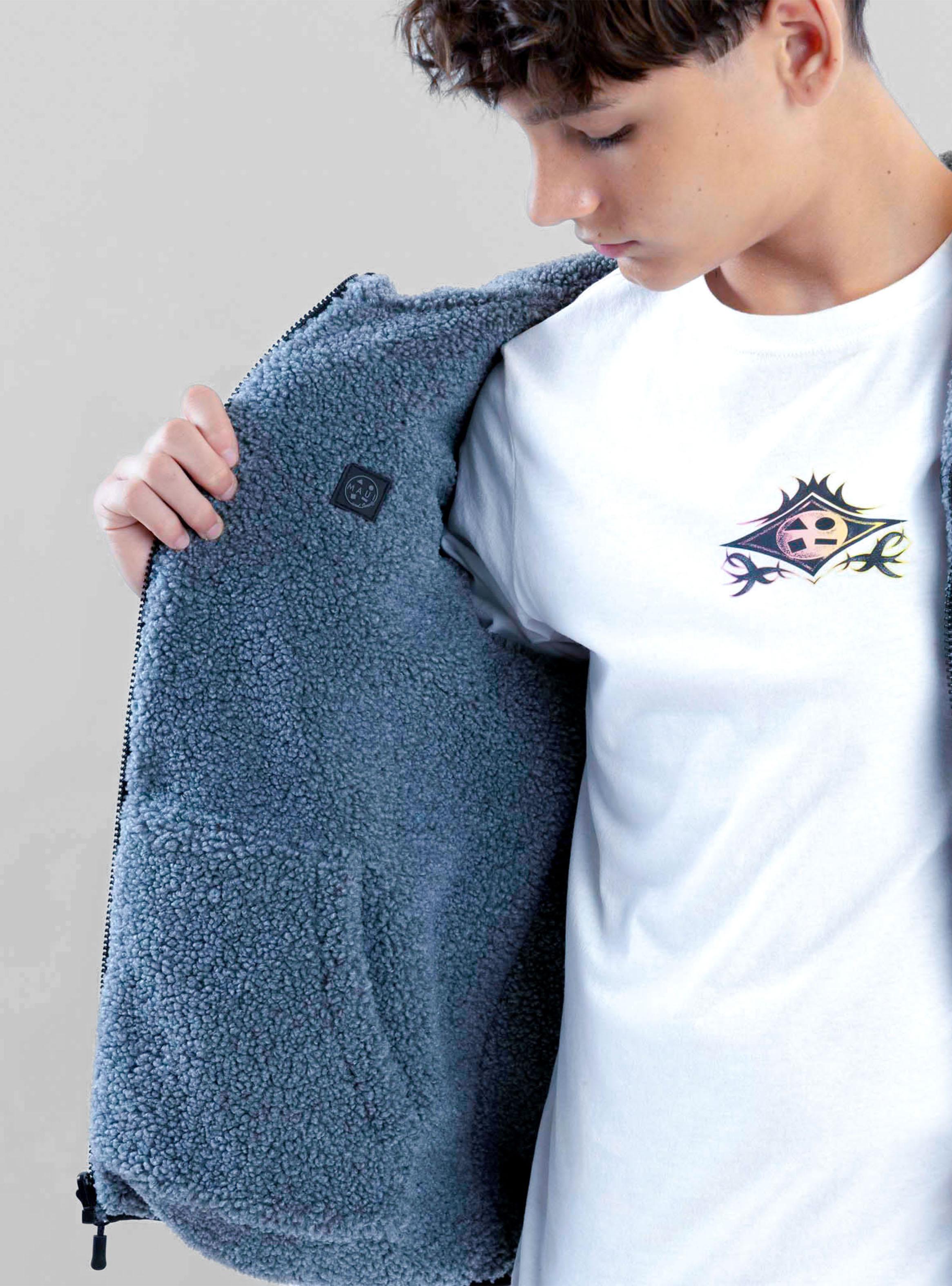 Parka Acolchada Liso Niño-5