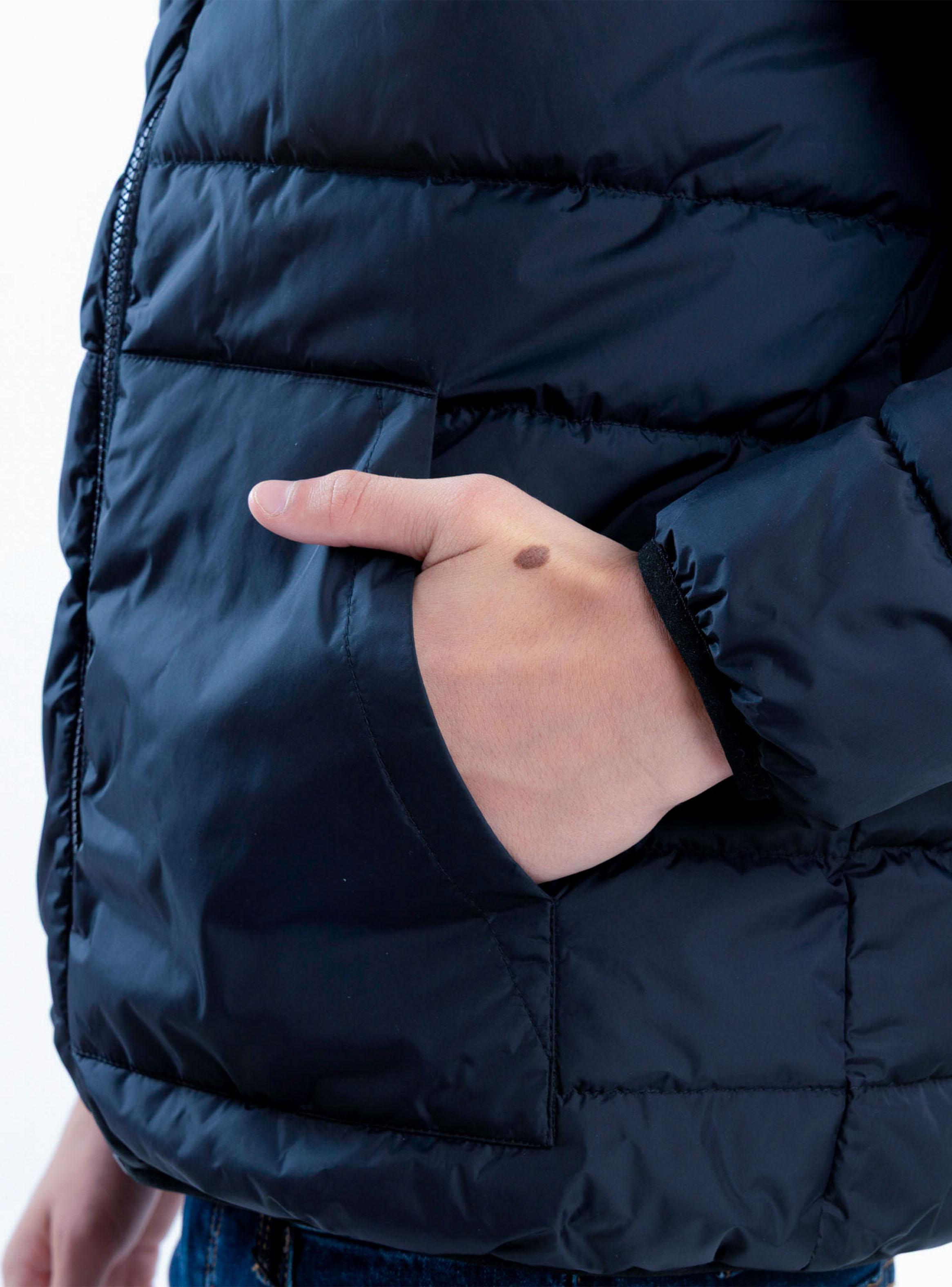 Parka Acolchada Liso Niño-4