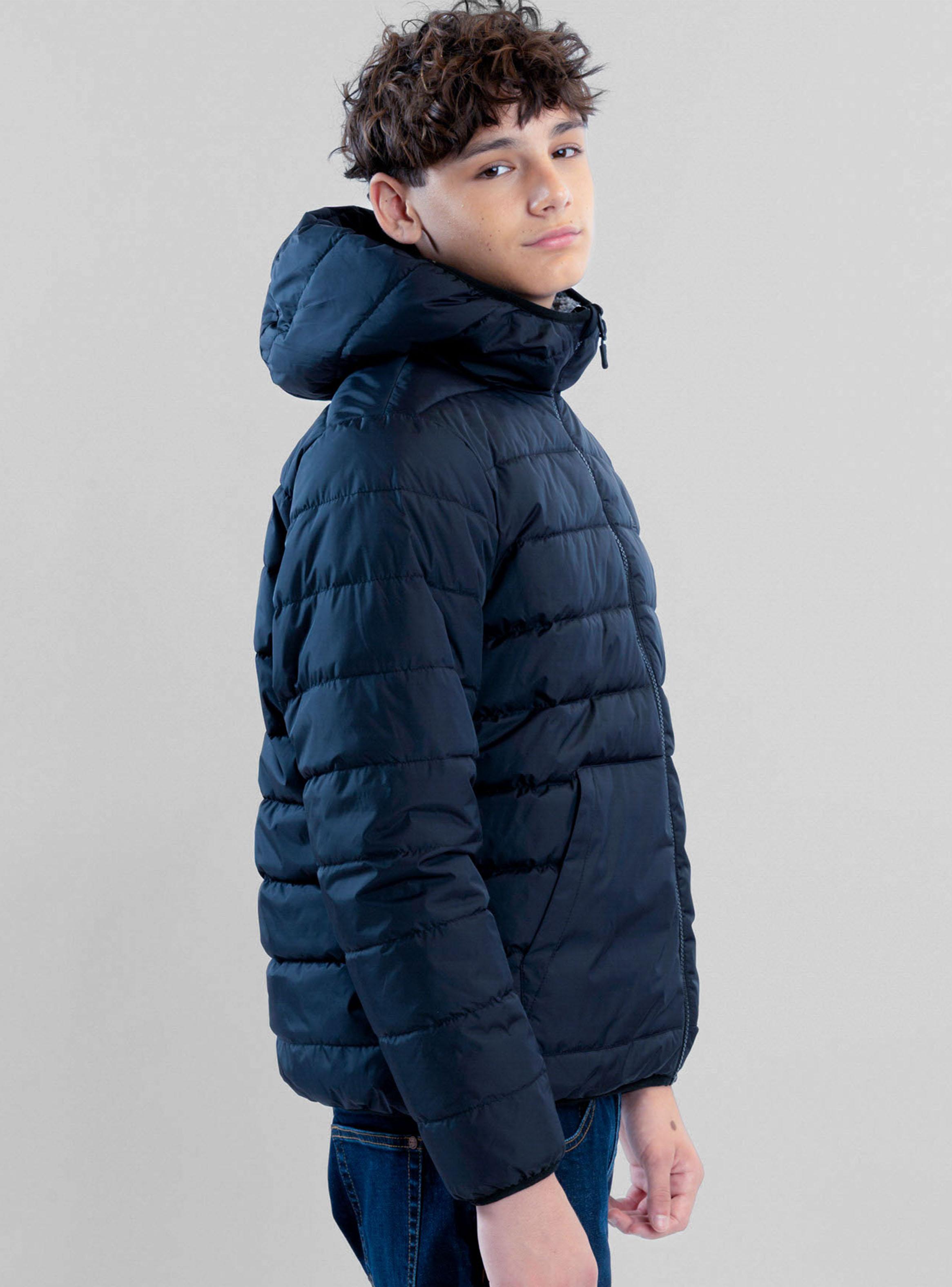 Parka Acolchada Liso Niño-2