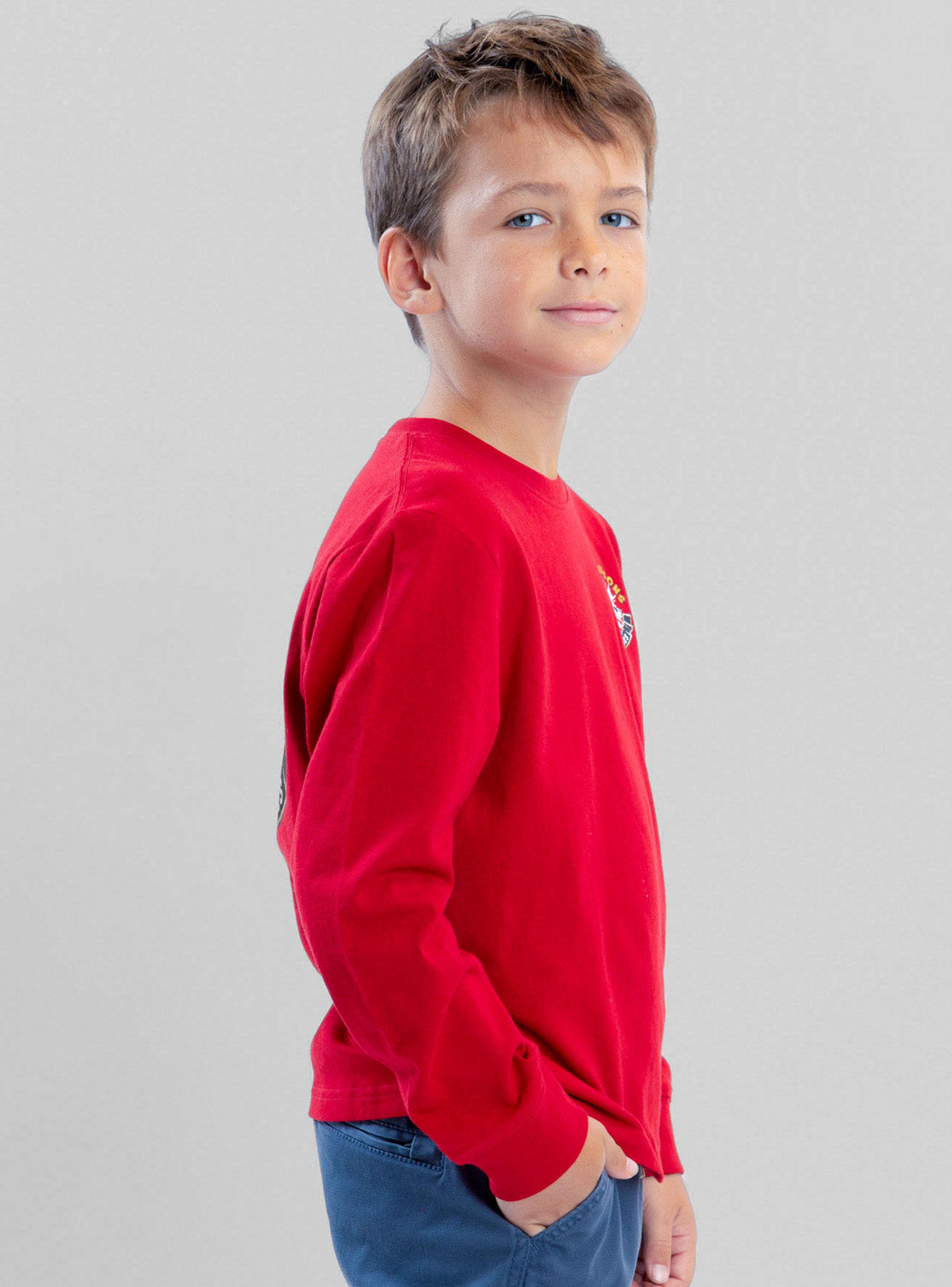 Polera Manga Larga Snow Vibes Red-3