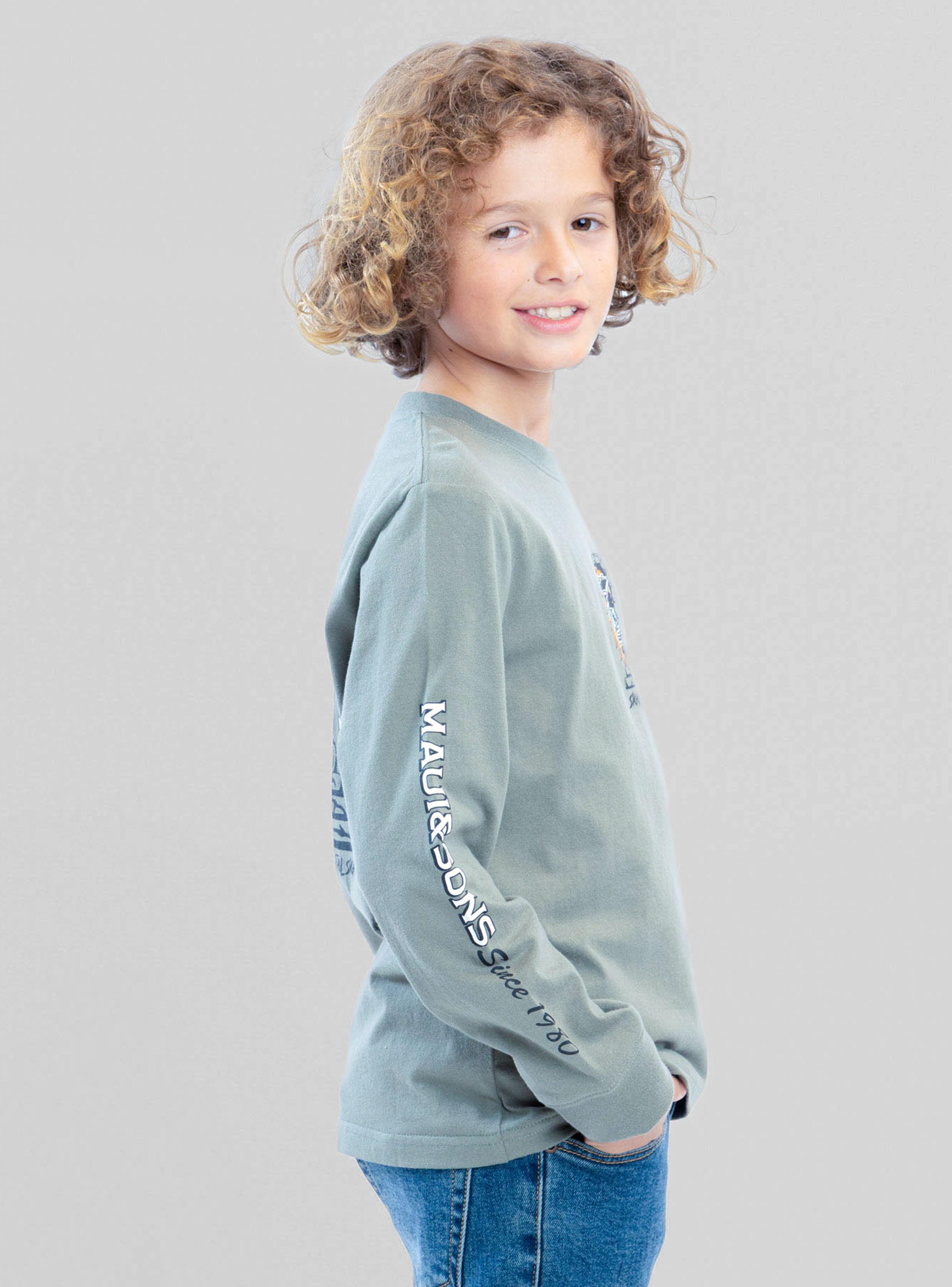 Polera Estampado Flame Shark-2