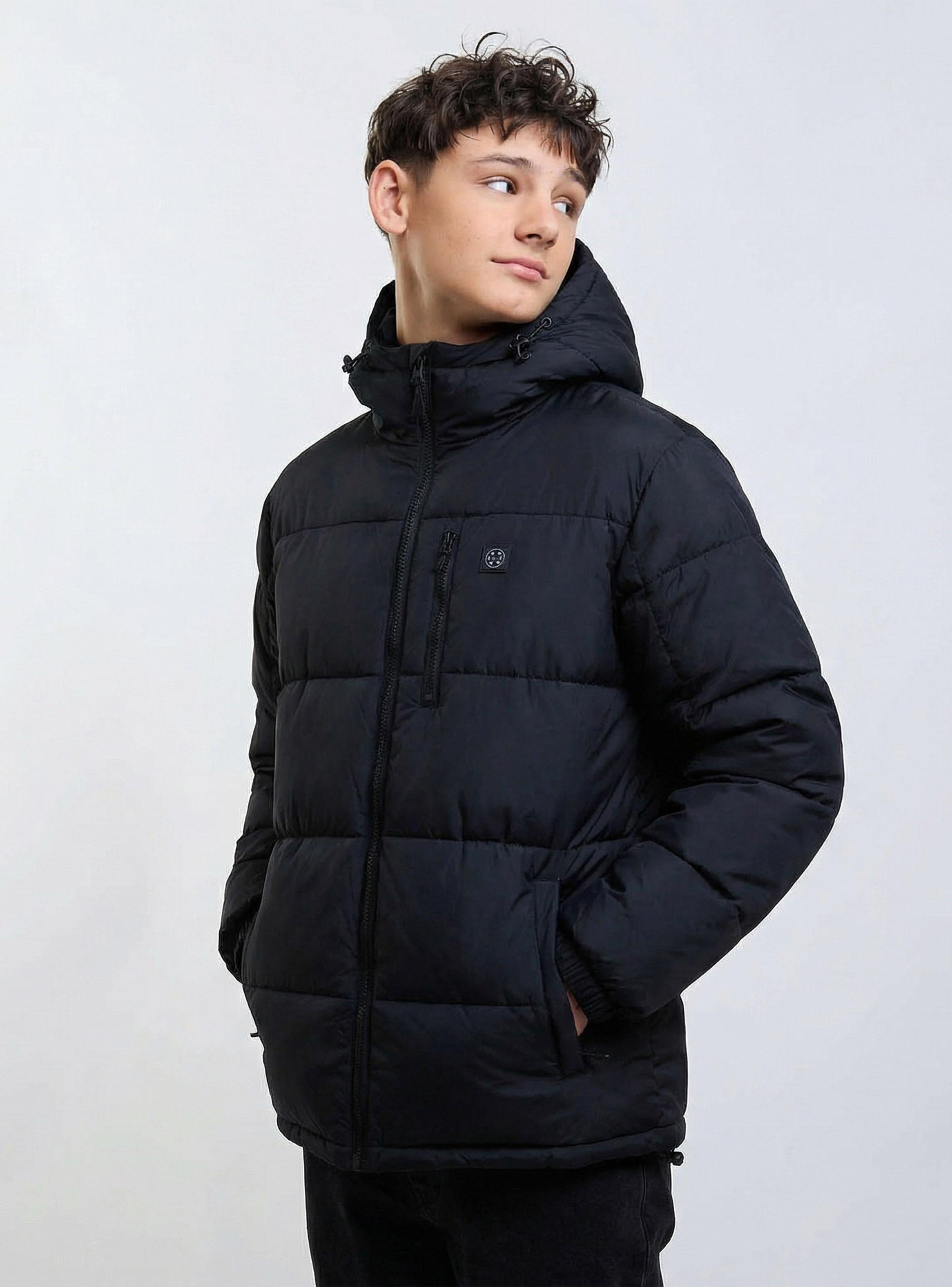 Parka Bolsillo en Pecho Black-3