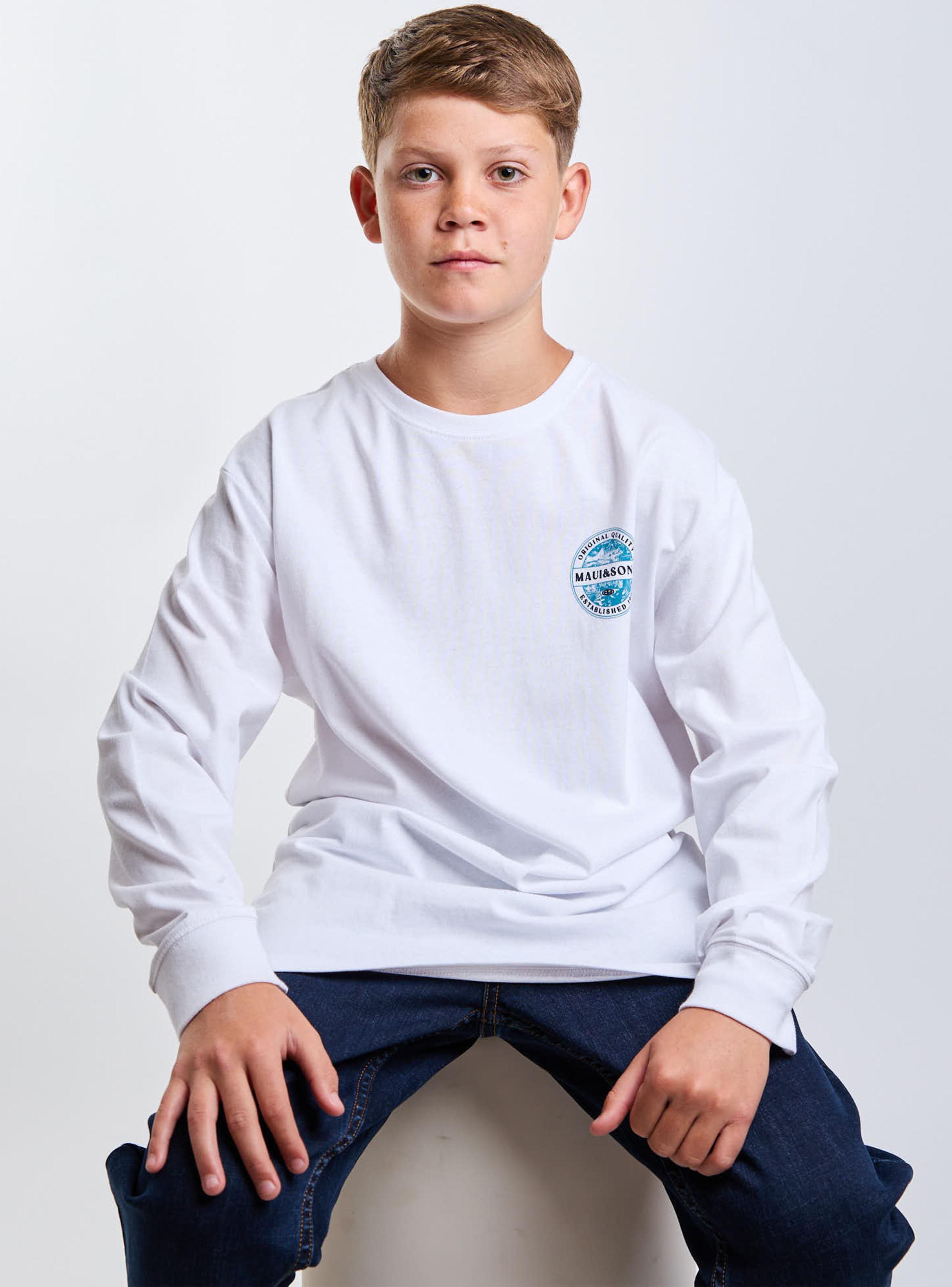 Polera White de Algodón Niño-4