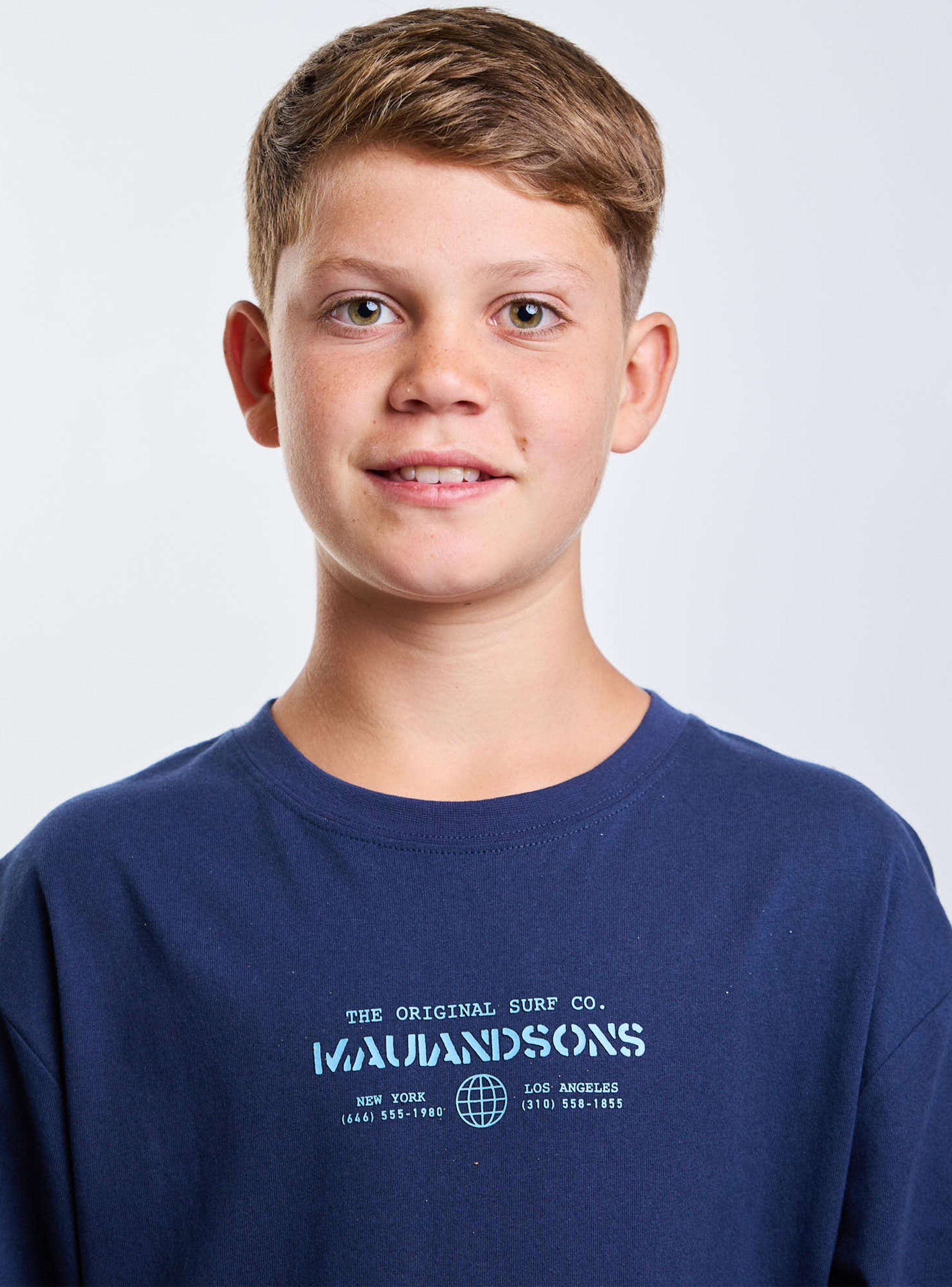 Polera Manga Larga Liso Navy-3