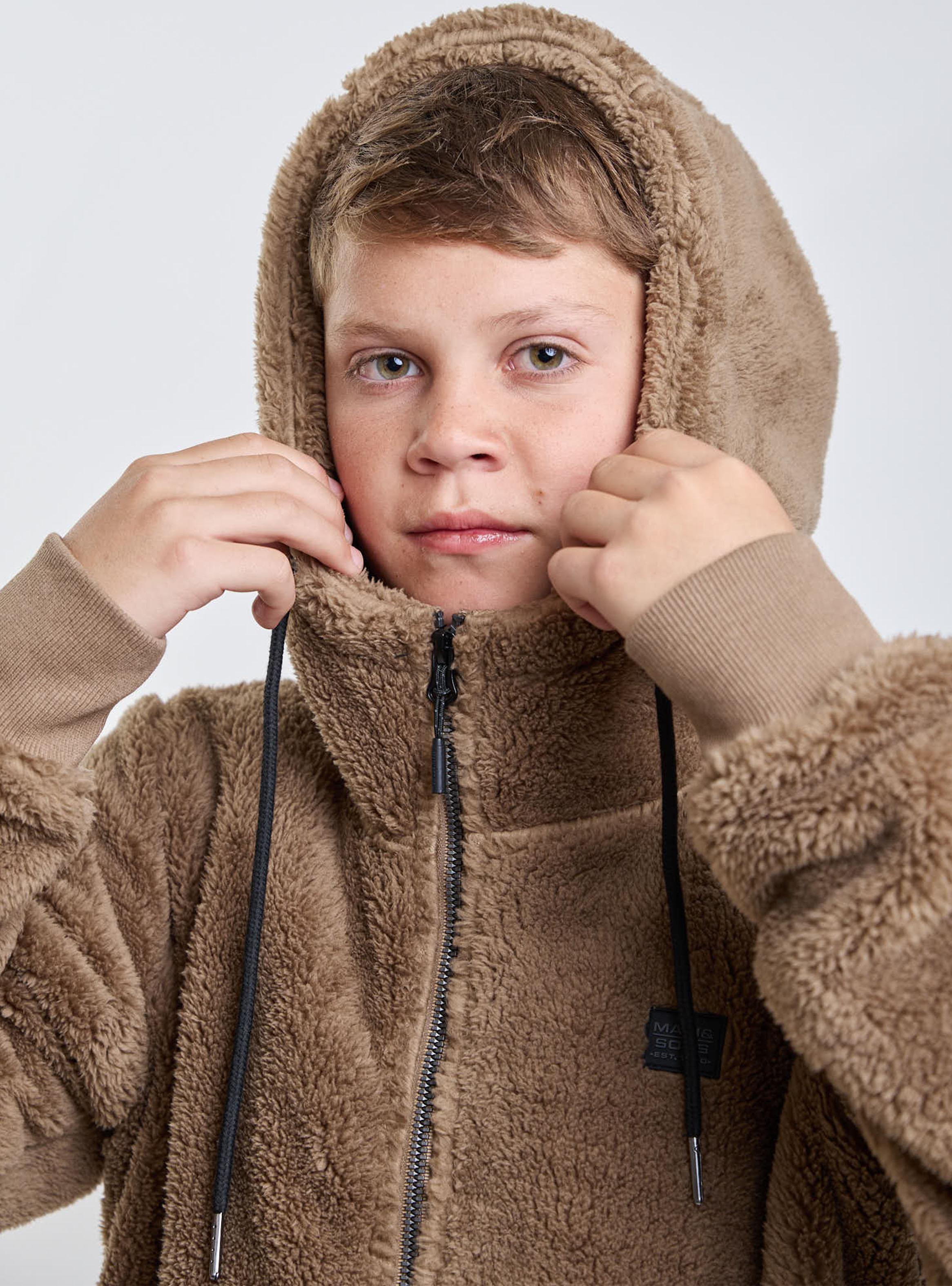 Polerón Chiporro con Capucha Khaki-3