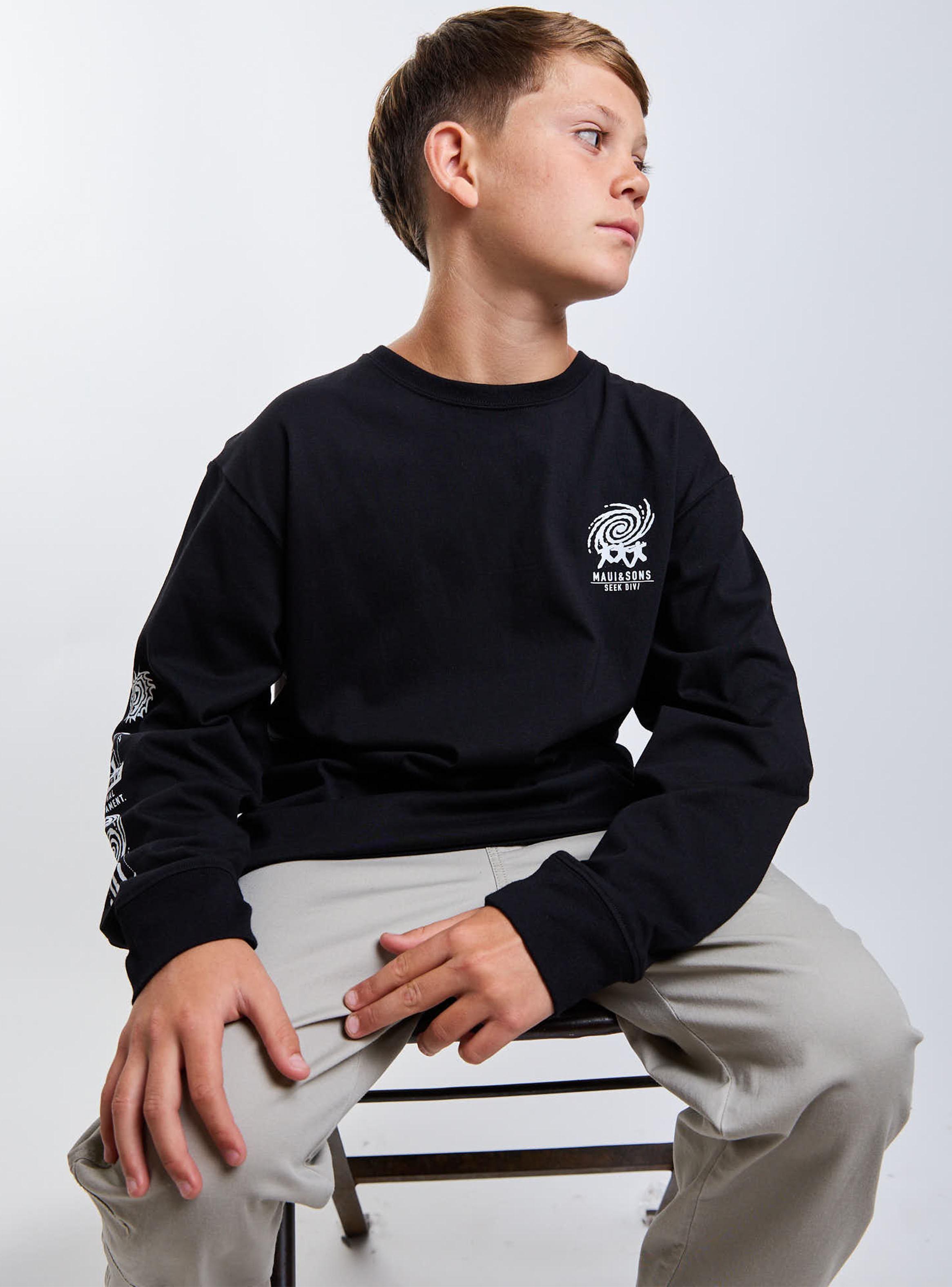 Polera Manga Larga Estampado Manga Niño-5
