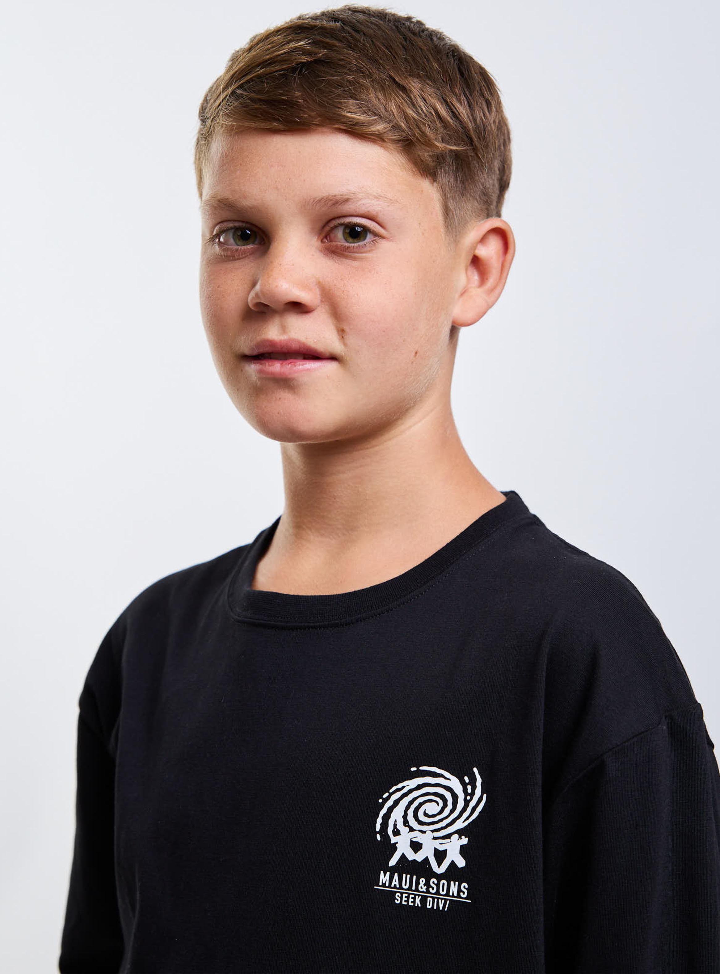 Polera Manga Larga Estampado Manga Niño-4
