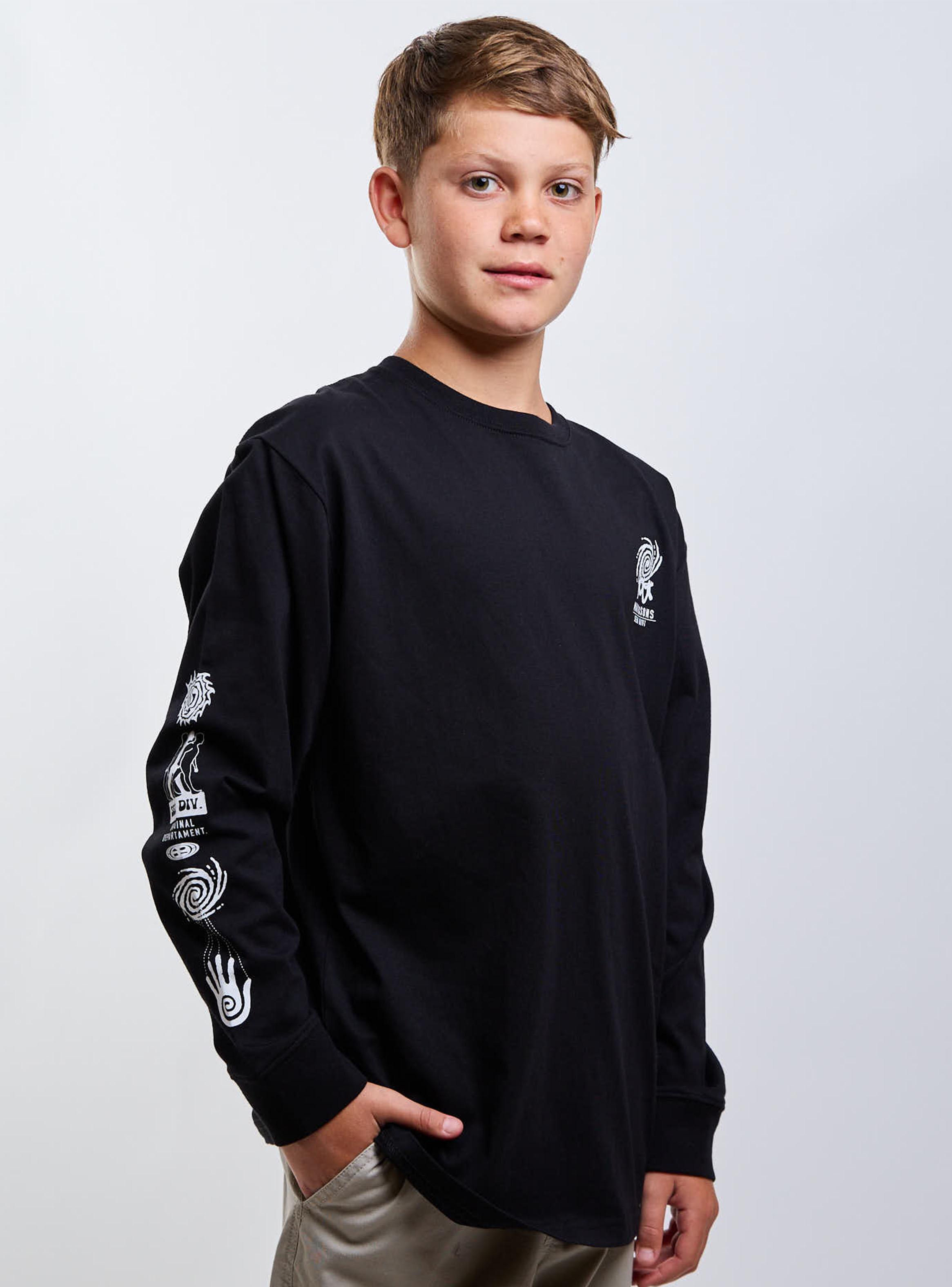 Polera Manga Larga Estampado Manga Niño-2