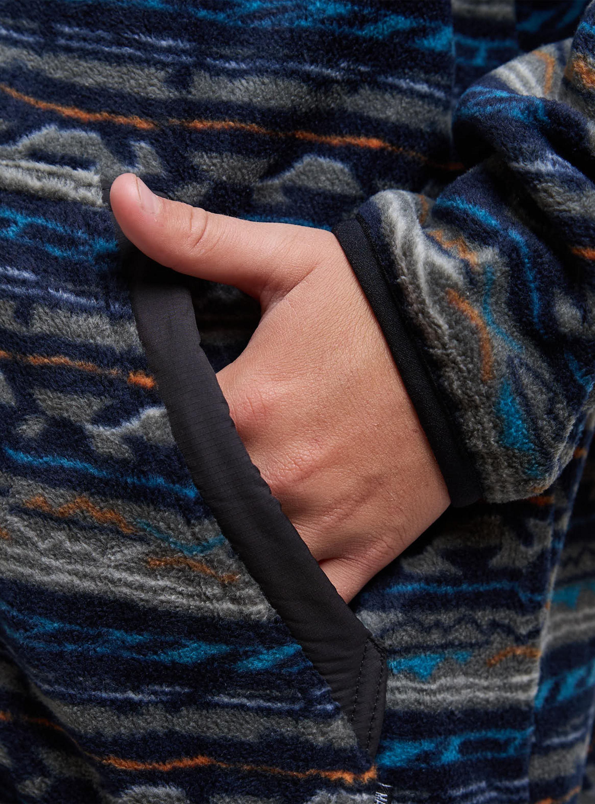 Polerón Micropolar con Capucha Multicolor-4