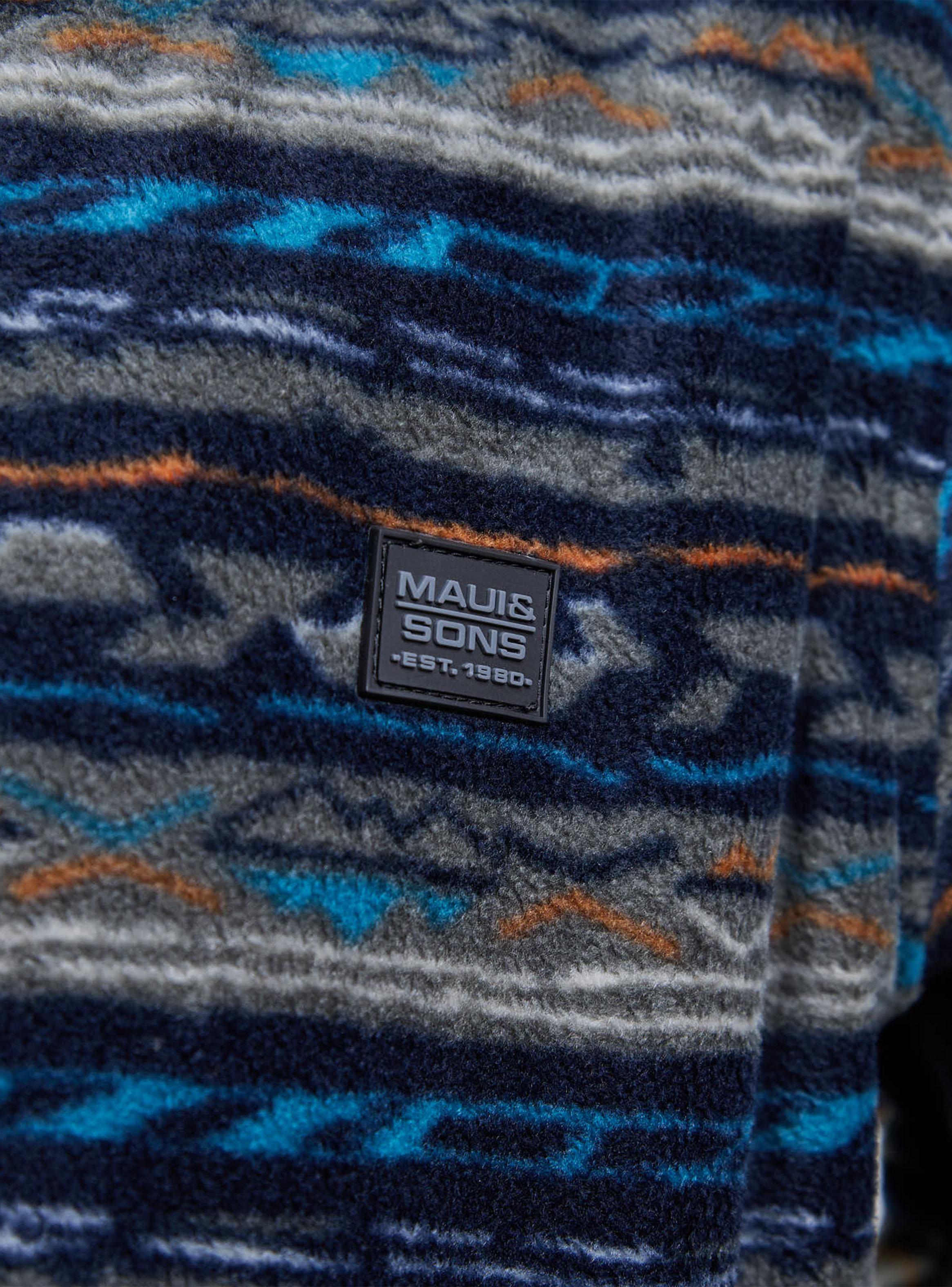 Polerón Micropolar con Capucha Multicolor-5