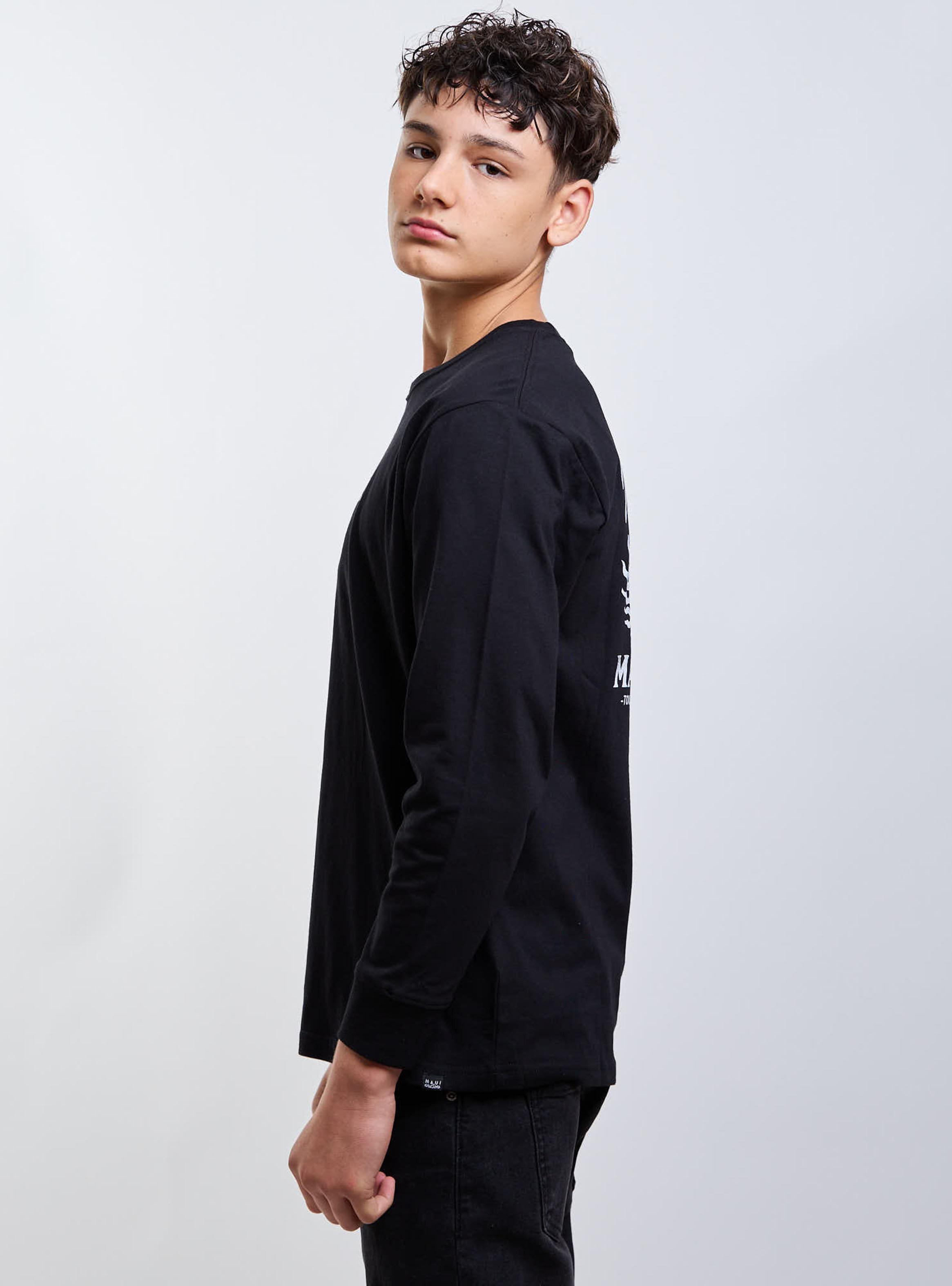 Polera Estampado Espalda World Surf Black-4