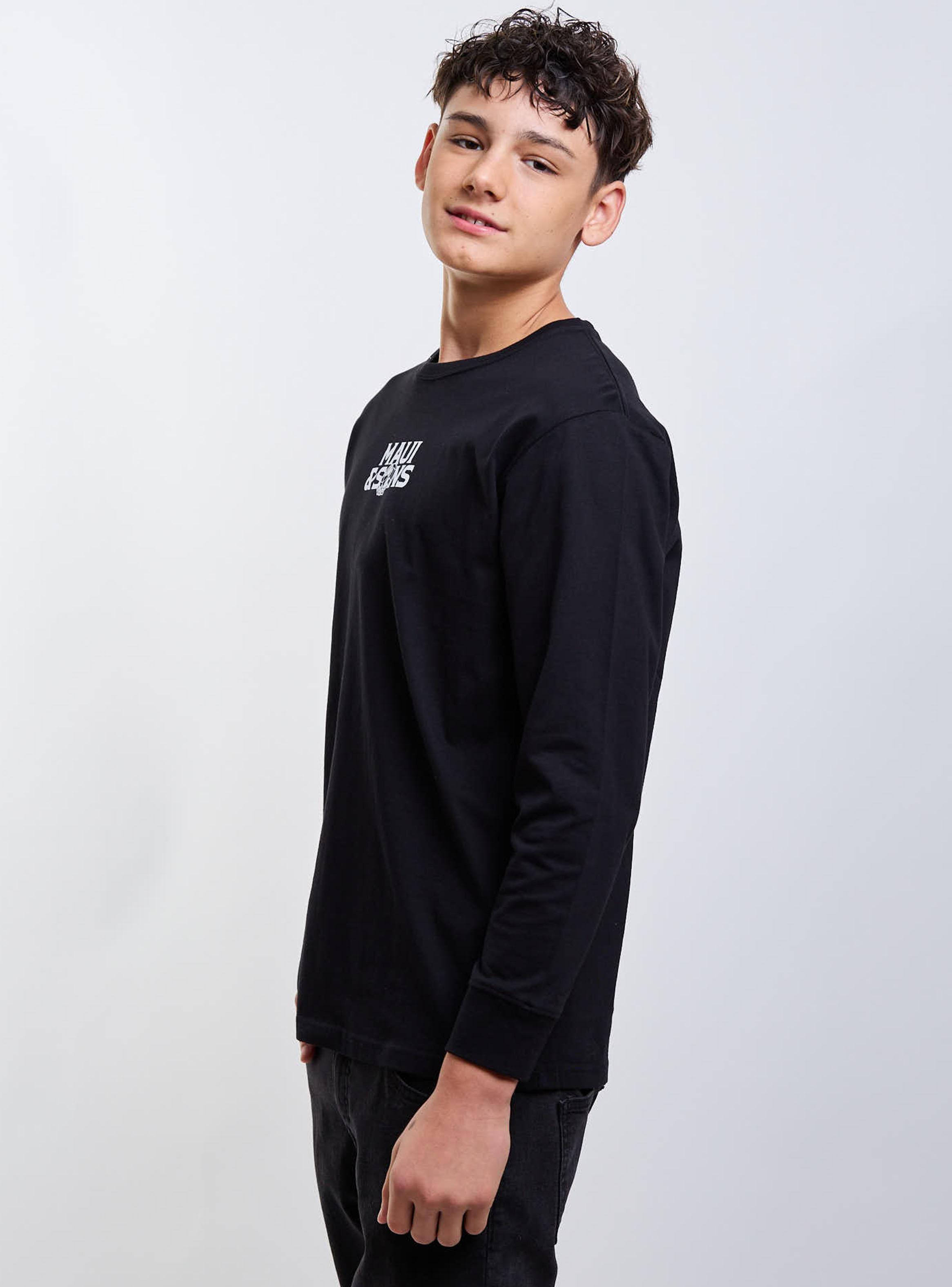 Polera Estampado Espalda World Surf Black-3