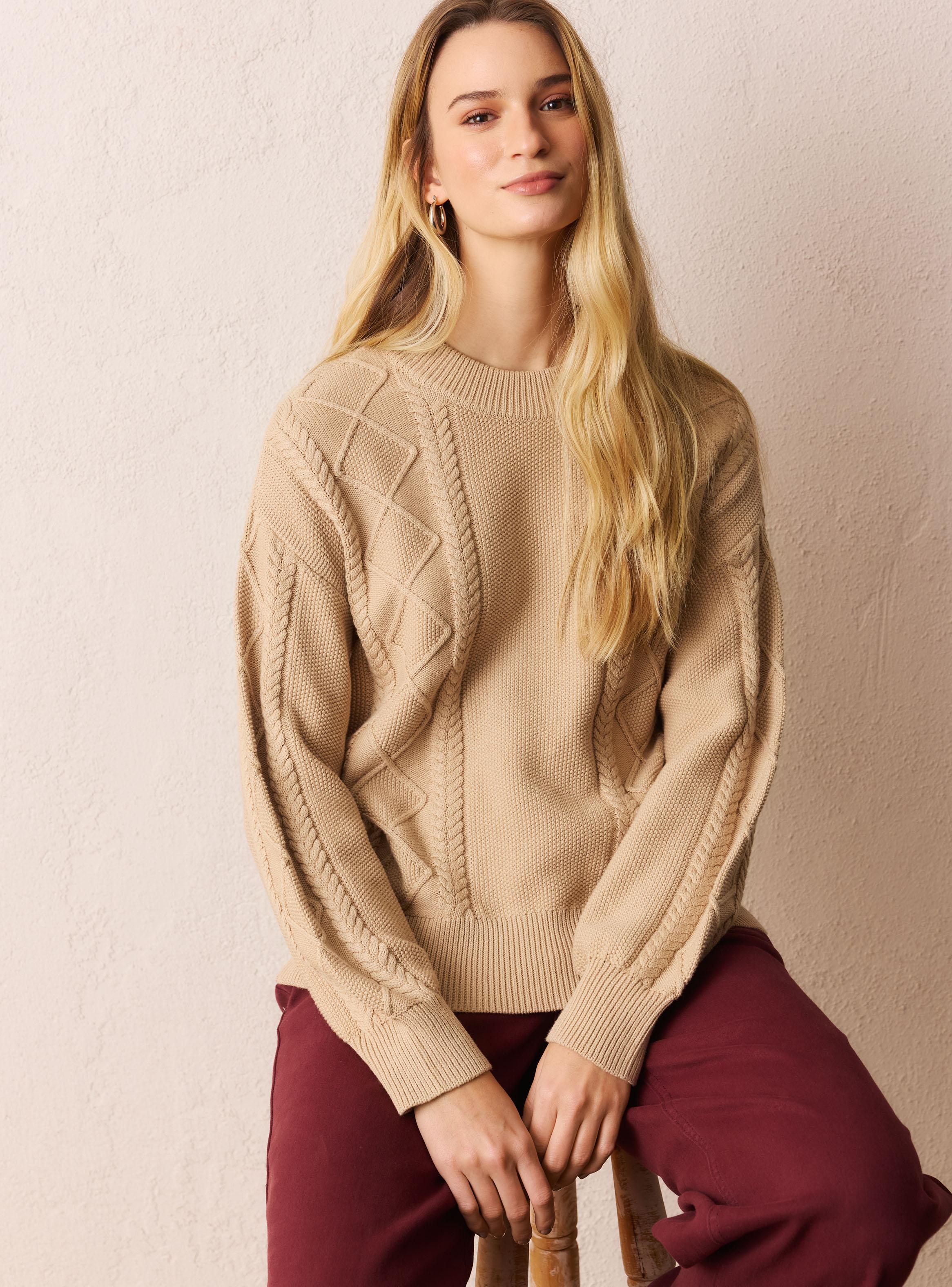 Sweater de Algodón con Diseño Rombos-2