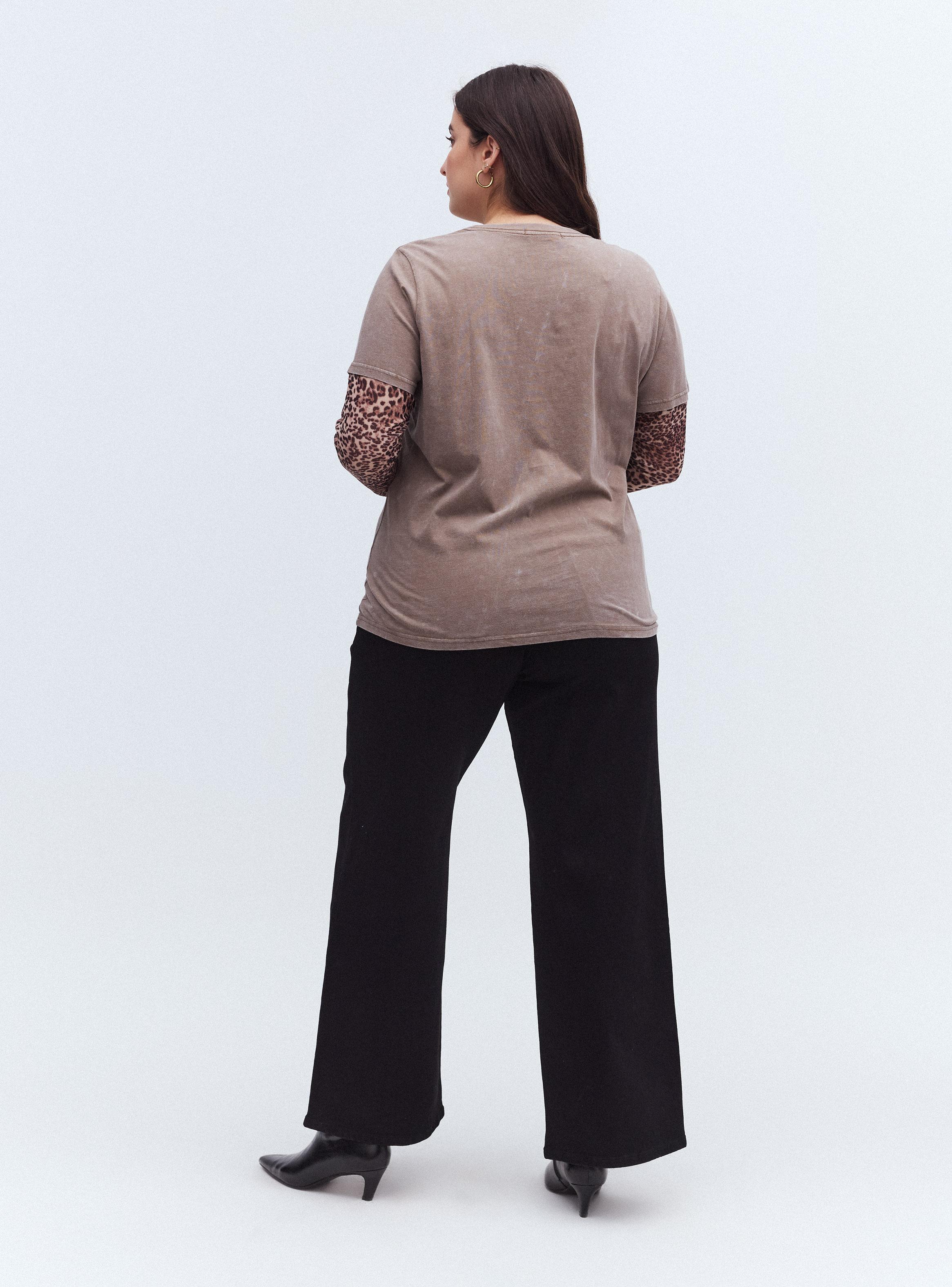 Jeans Wide Leg Tiro Alto-5