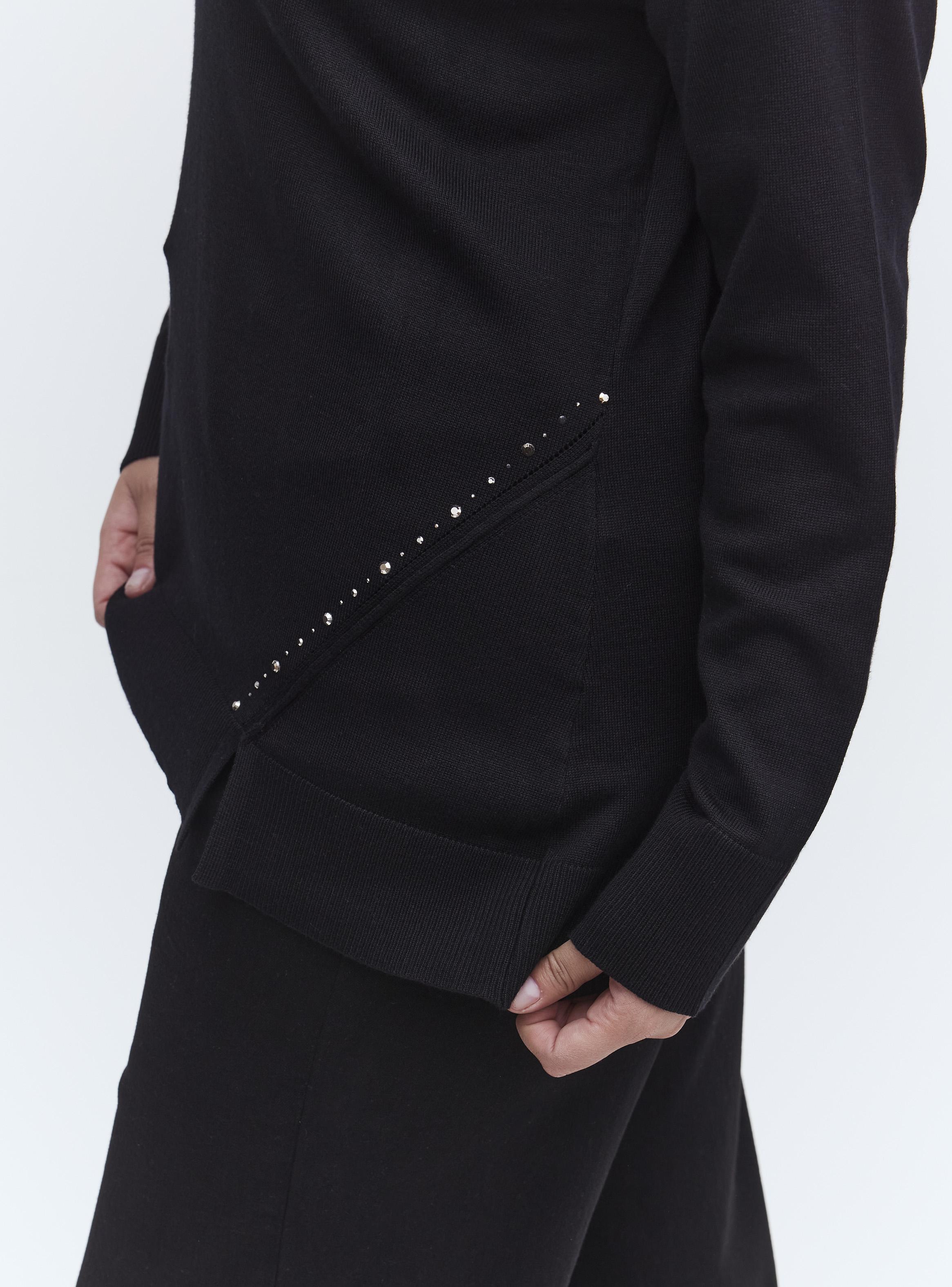 Sweater con Aplicación de Strass-3