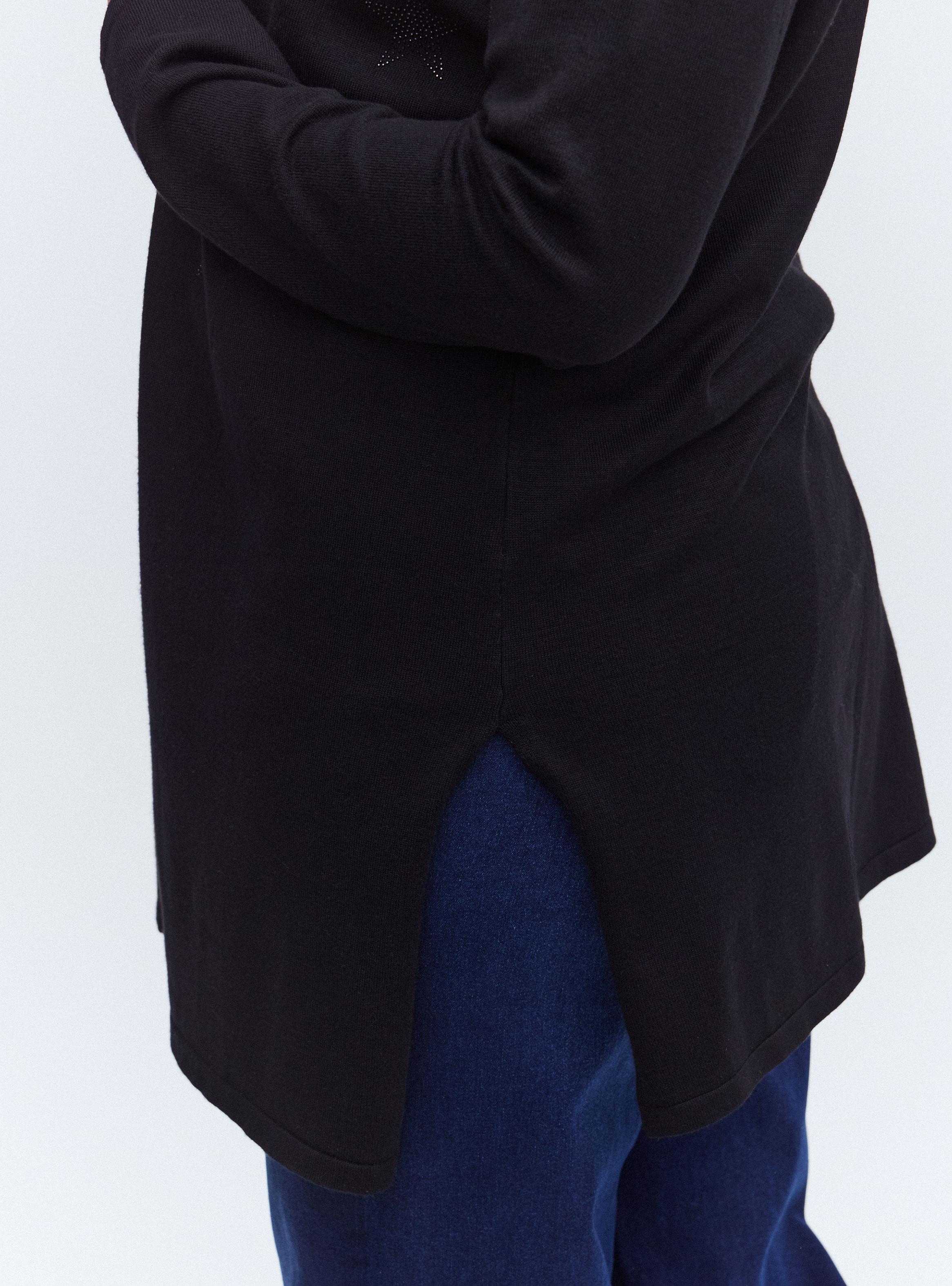 Chaleco Abierto con Aplicación de Strass-3