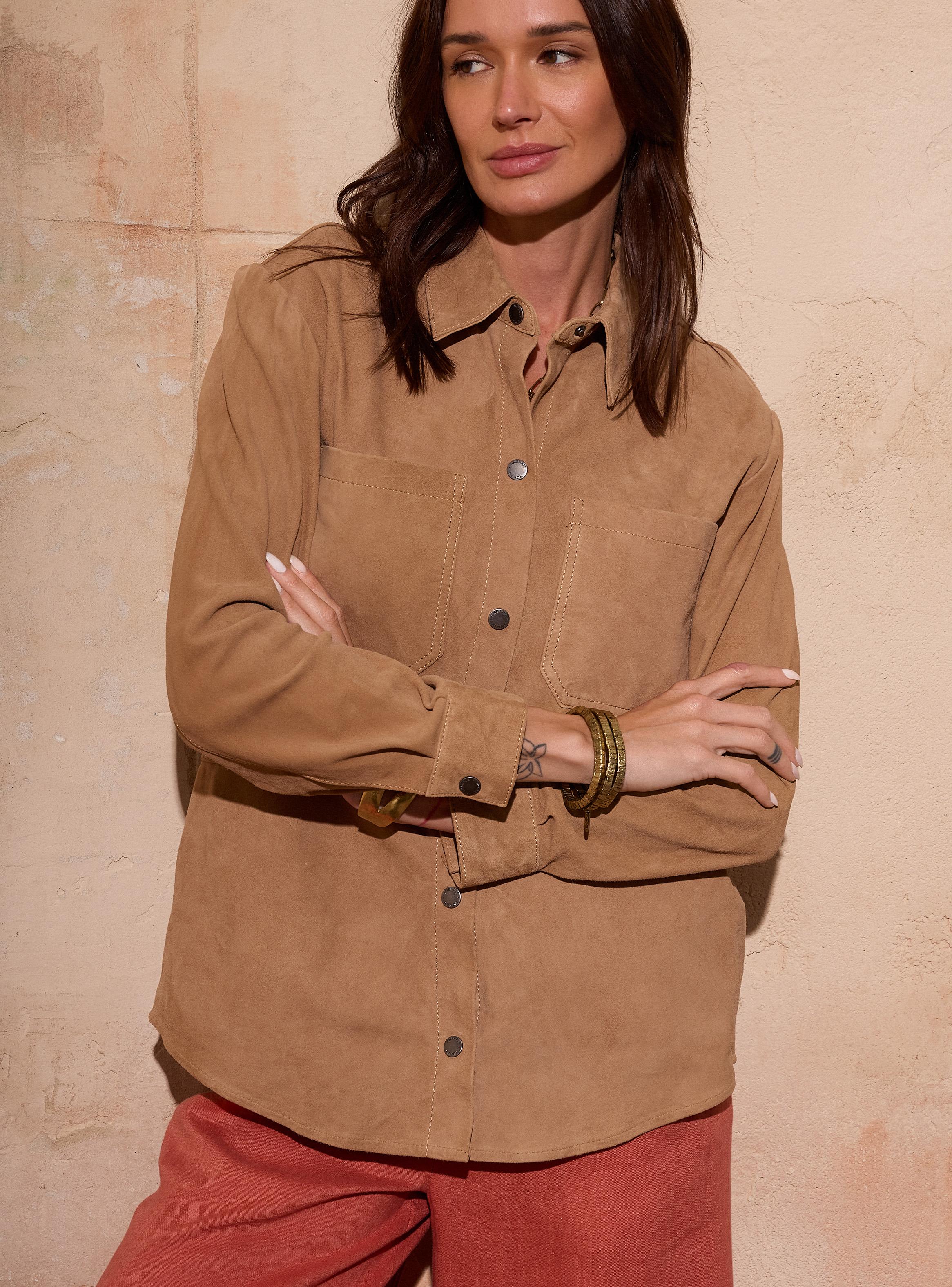 Blusa Gamuza Abotonada Colores-2