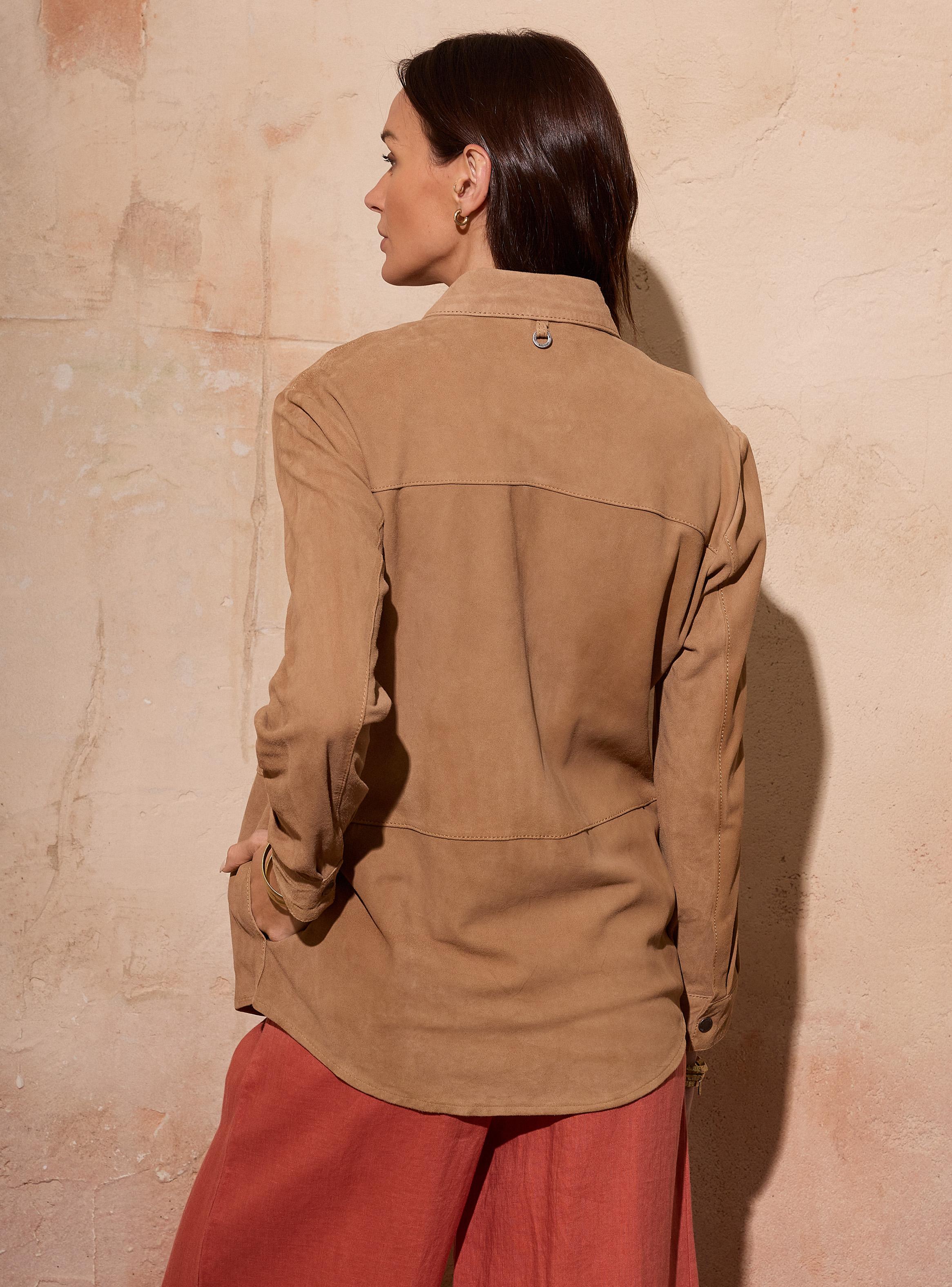 Blusa Gamuza Abotonada Colores-1