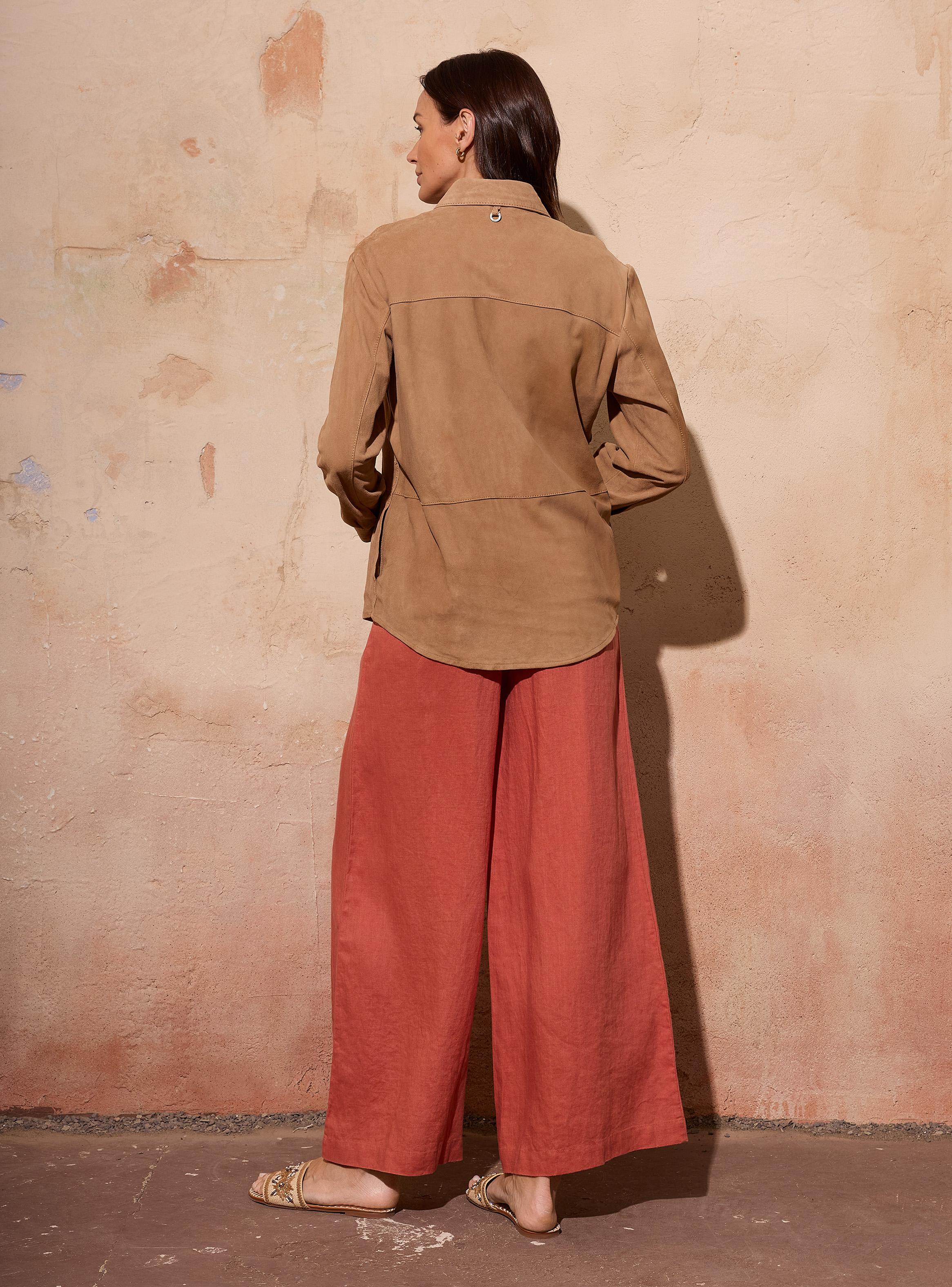 Blusa Gamuza Abotonada Colores-5