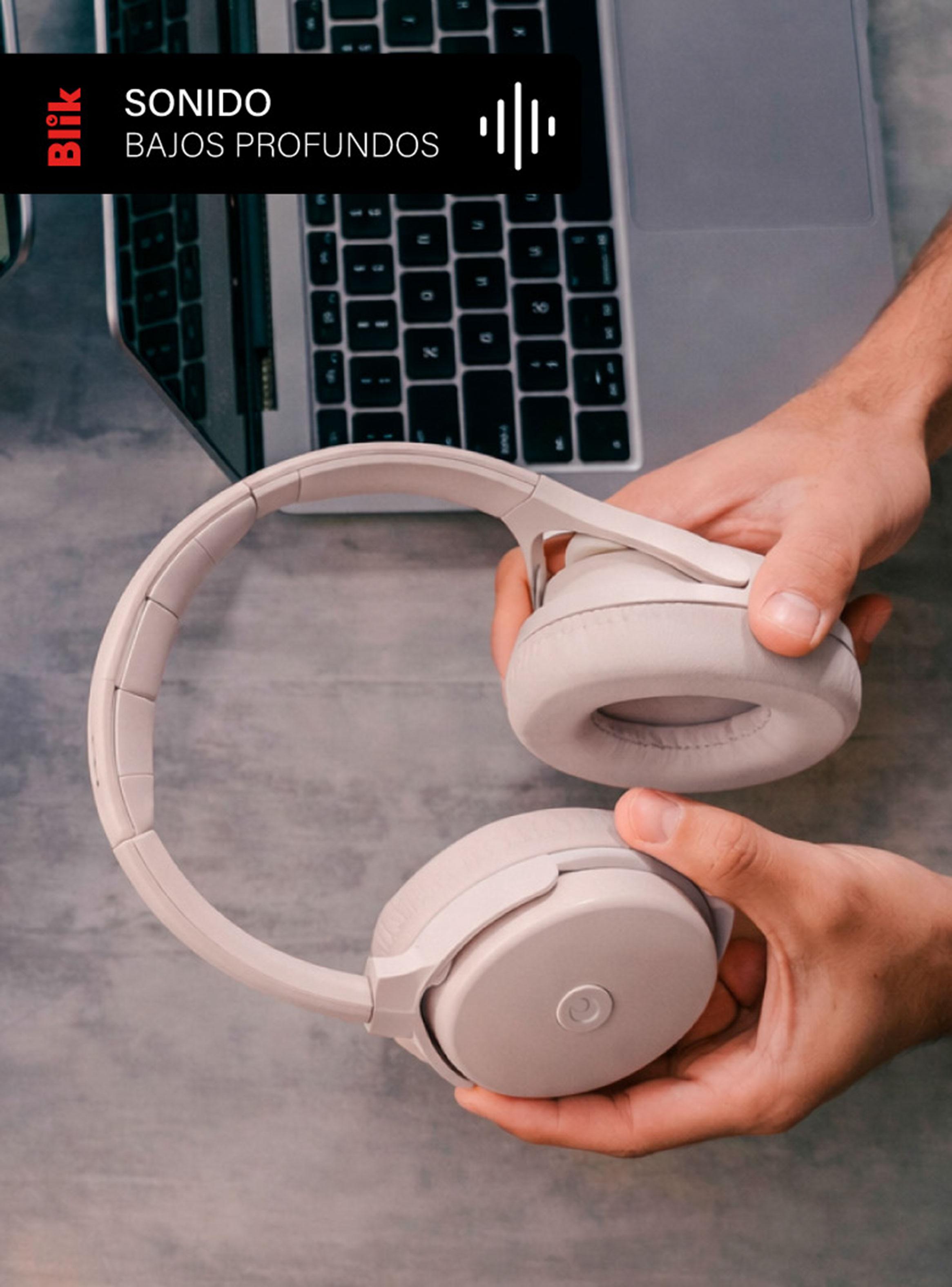 Audífonos Bluetooth Neo ANC Palo Rosa-2
