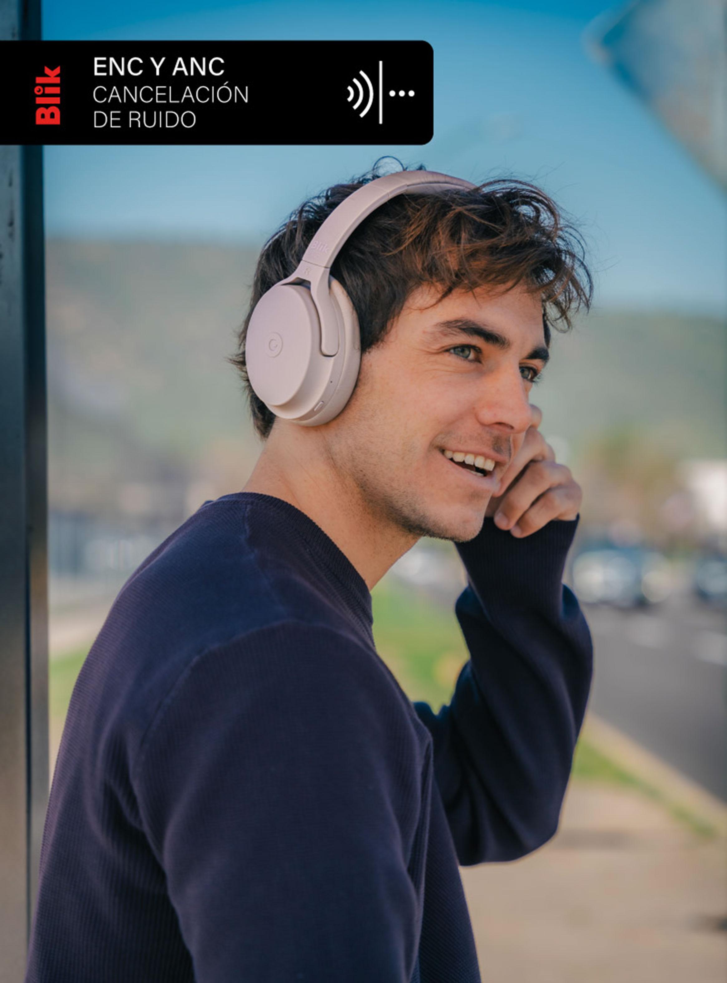 Audífonos Bluetooth Neo ANC Palo Rosa-4